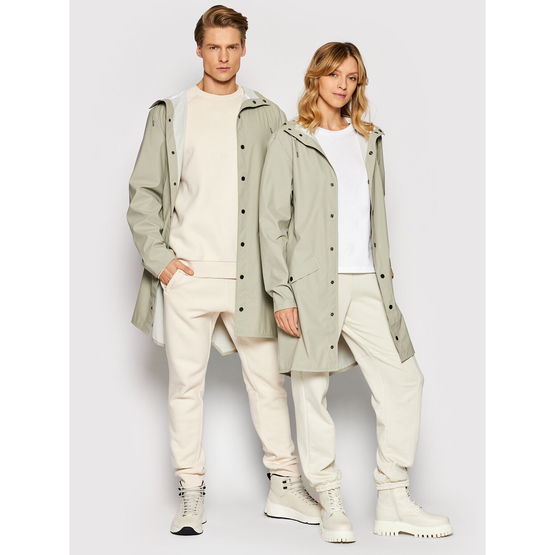 Rains Větrovka Unisex 12020 Šedá Regular Fit - Pepit.cz