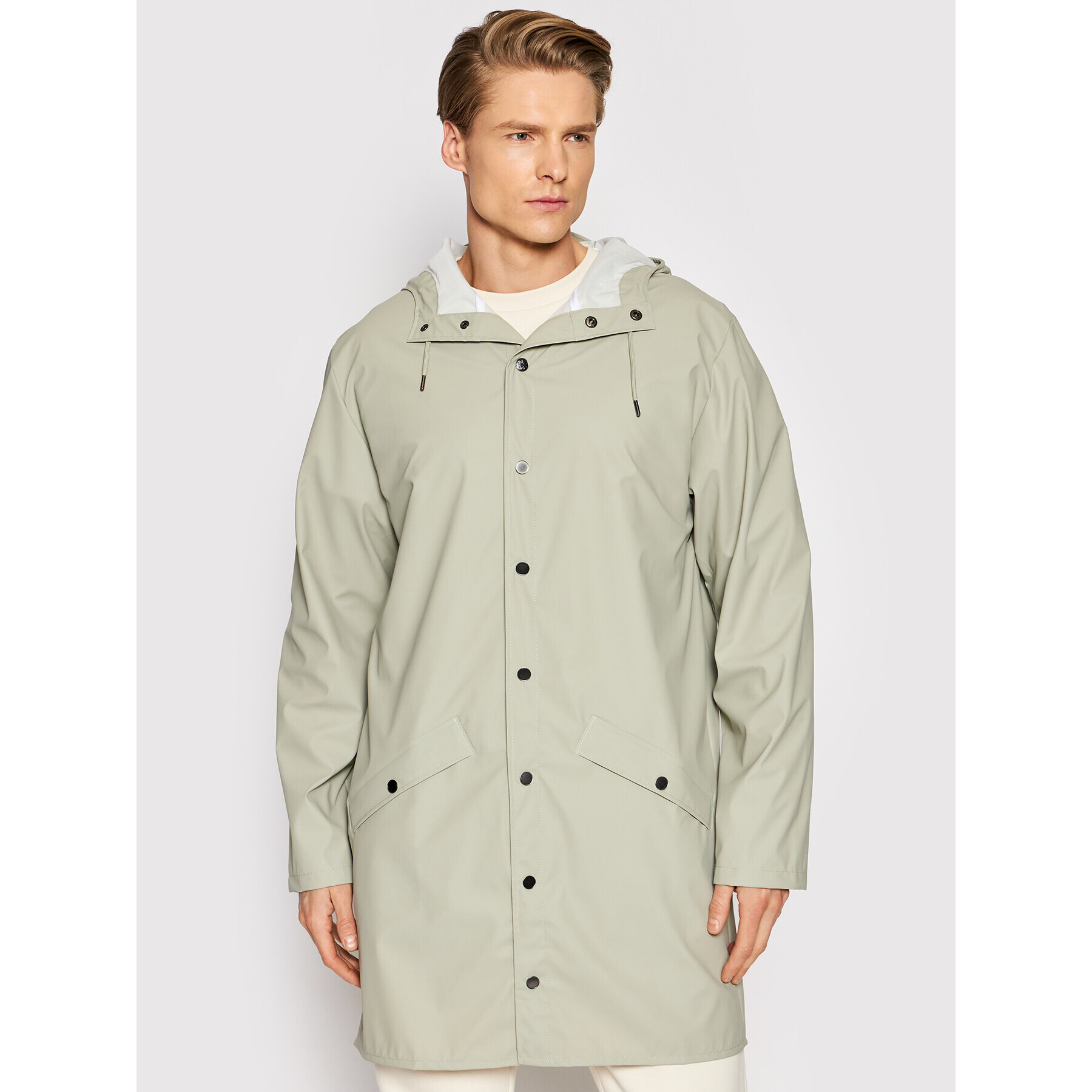 Rains Větrovka Unisex 12020 Šedá Regular Fit - Pepit.cz