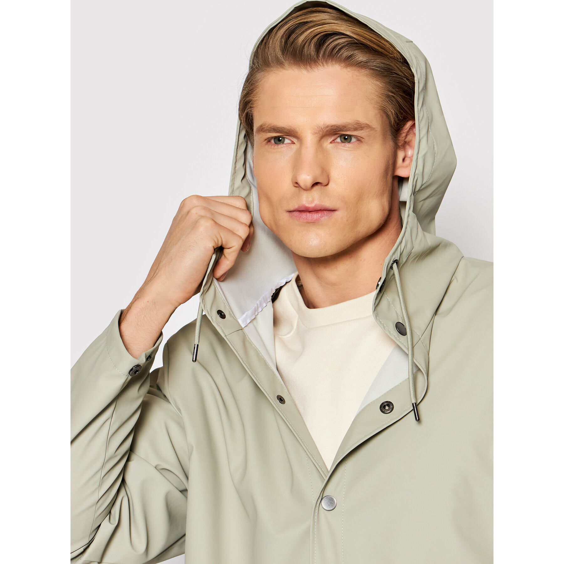 Rains Větrovka Unisex 12020 Šedá Regular Fit - Pepit.cz