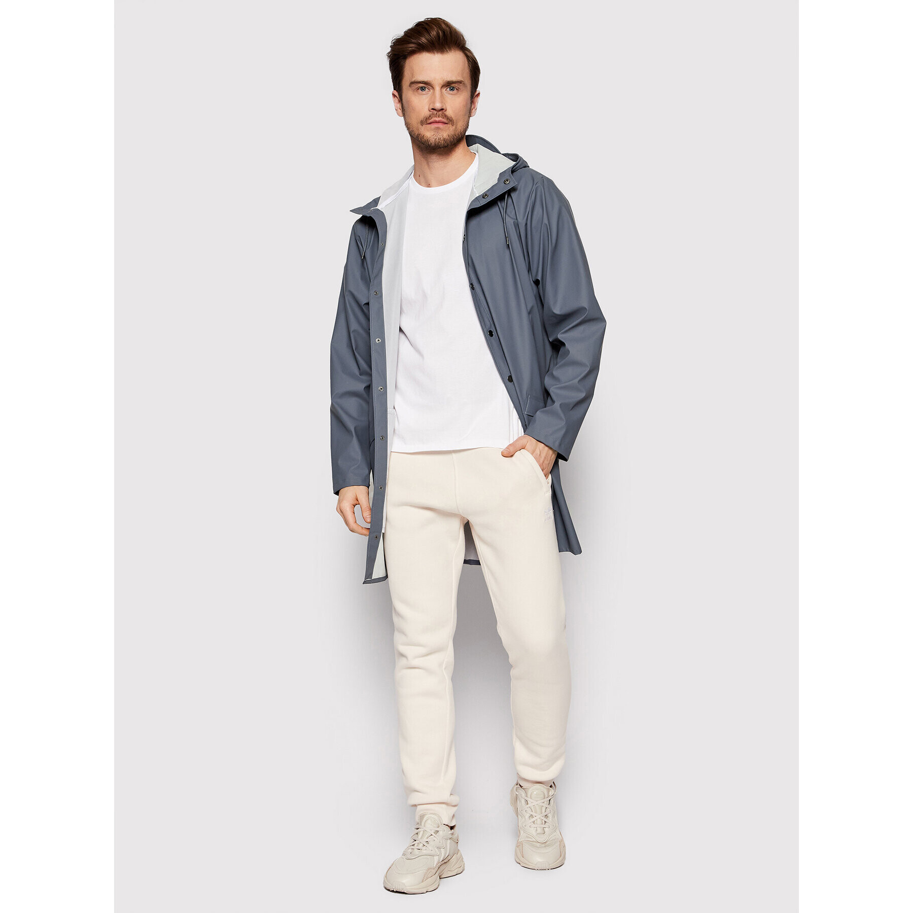 Rains Větrovka Unisex 12020 Tmavomodrá Regular Fit - Pepit.cz