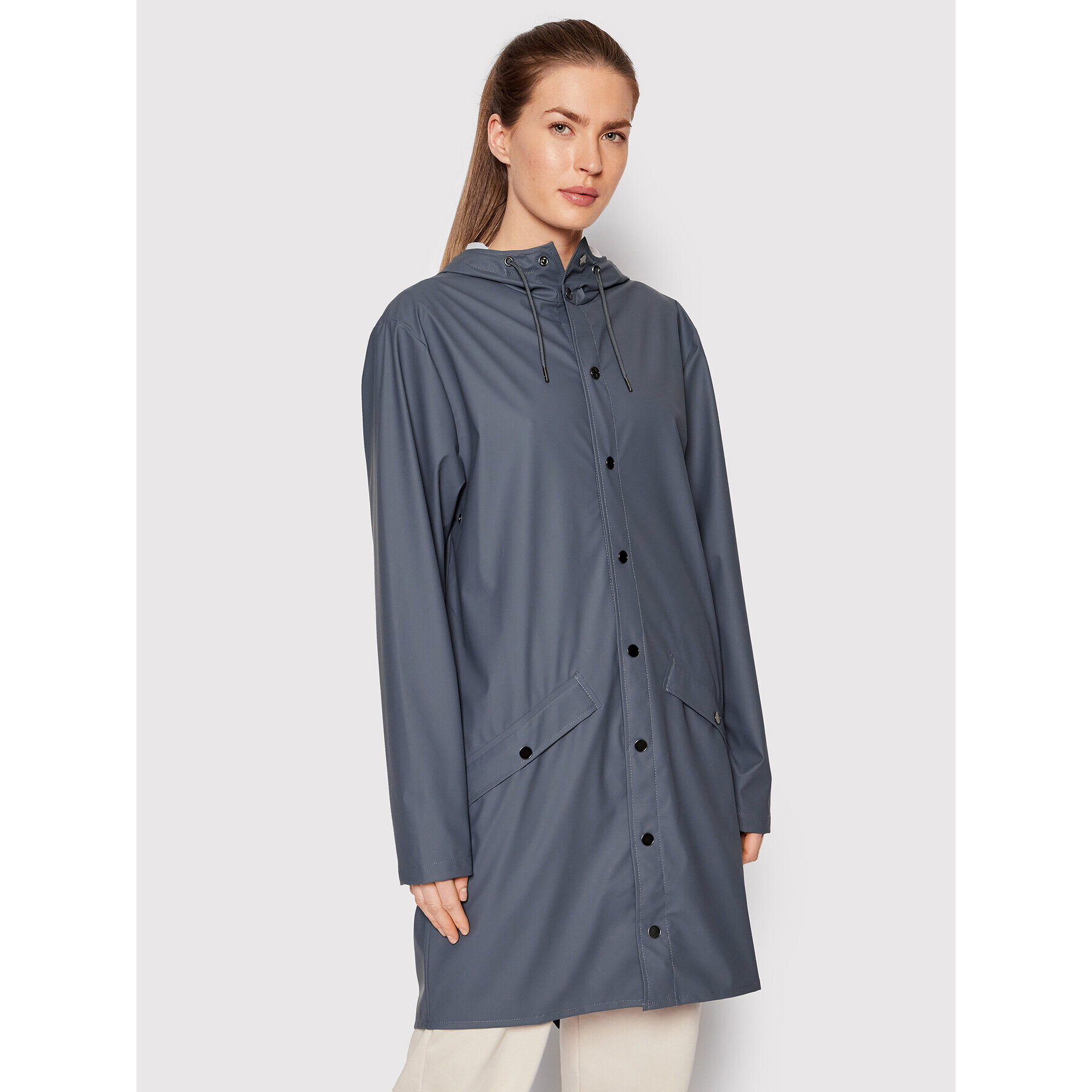 Rains Větrovka Unisex 12020 Tmavomodrá Regular Fit - Pepit.cz