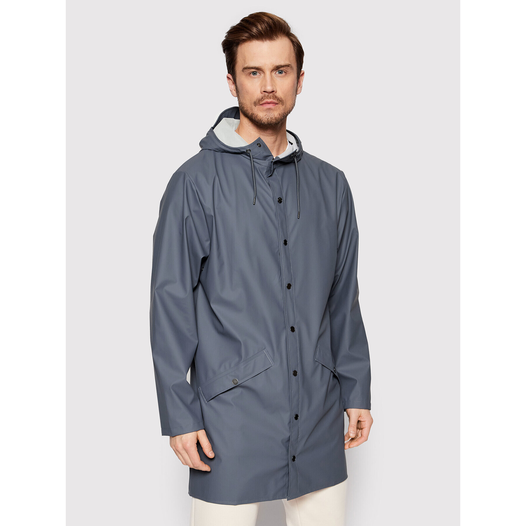 Rains Větrovka Unisex 12020 Tmavomodrá Regular Fit - Pepit.cz