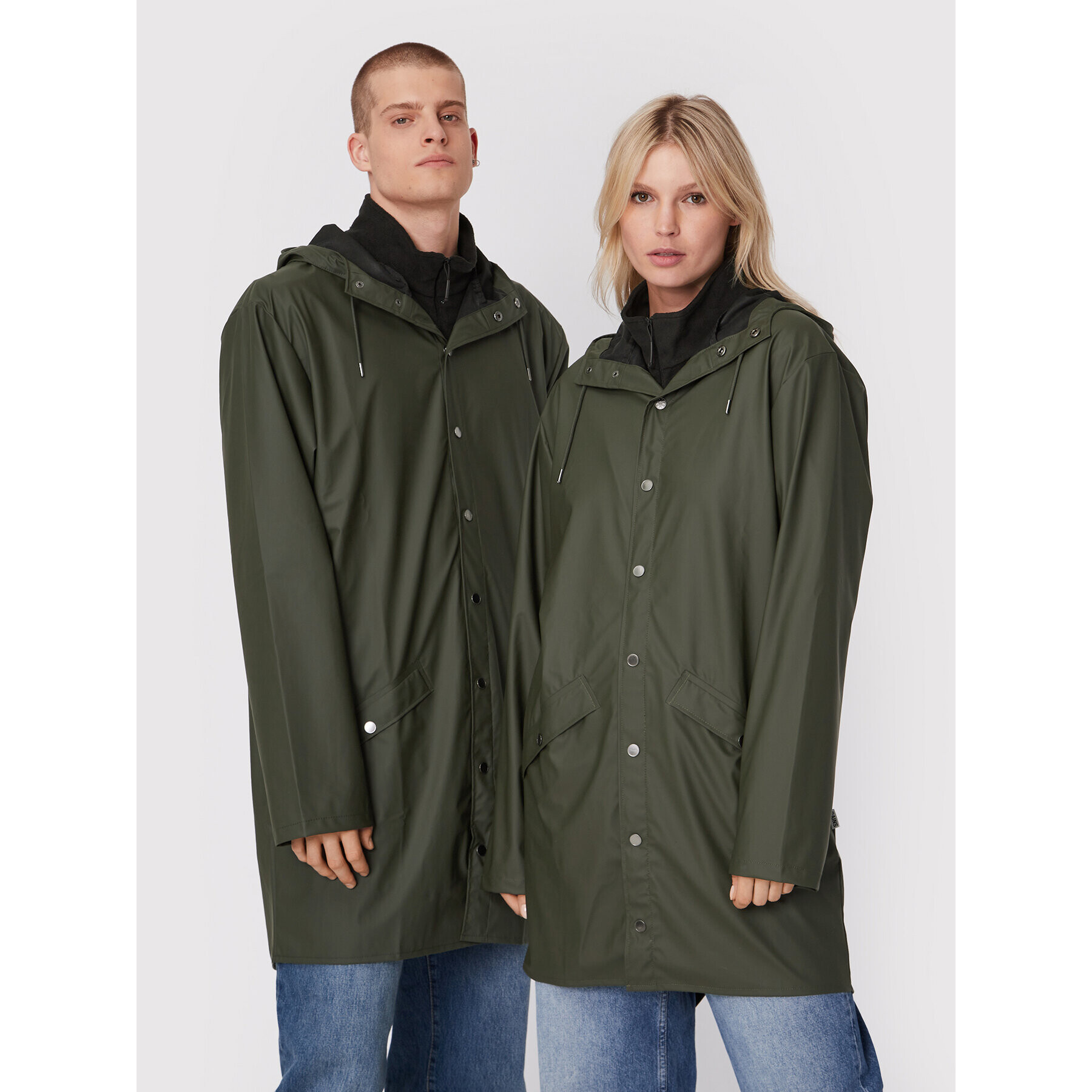 Rains Větrovka Unisex 12020 Zelená Regular Fit - Pepit.cz