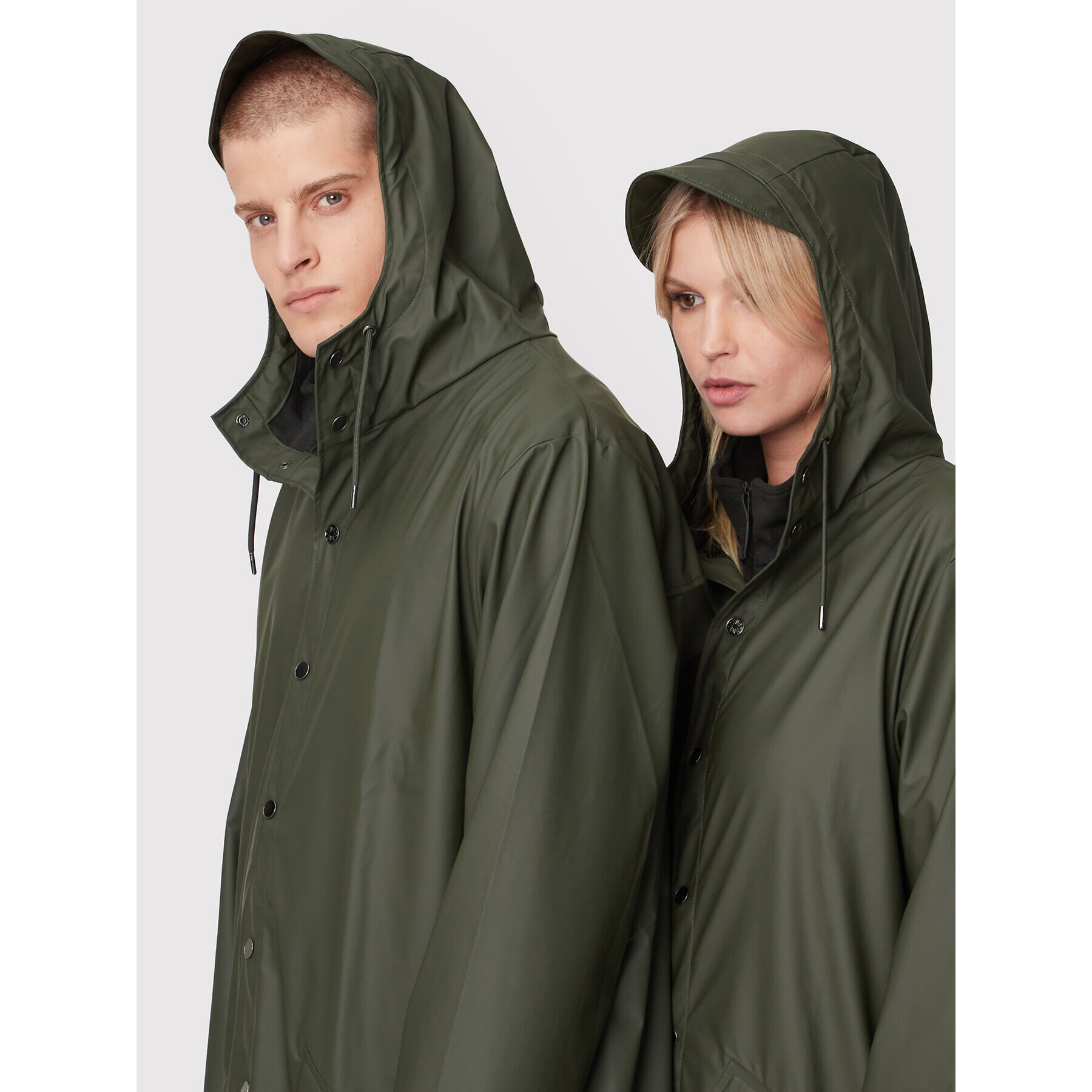 Rains Větrovka Unisex 12020 Zelená Regular Fit - Pepit.cz