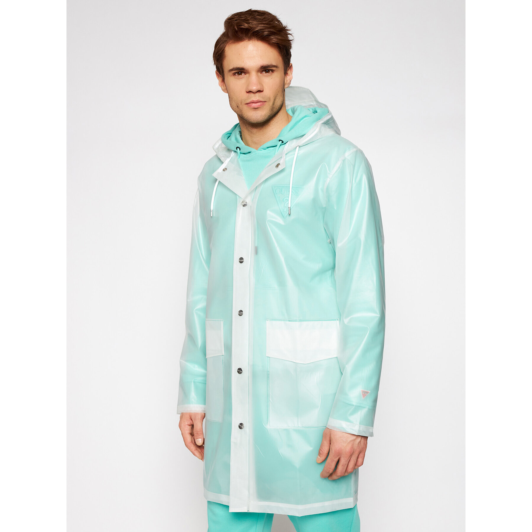 Rains Větrovka Unisex 1269 Bílá Regular Fit - Pepit.cz