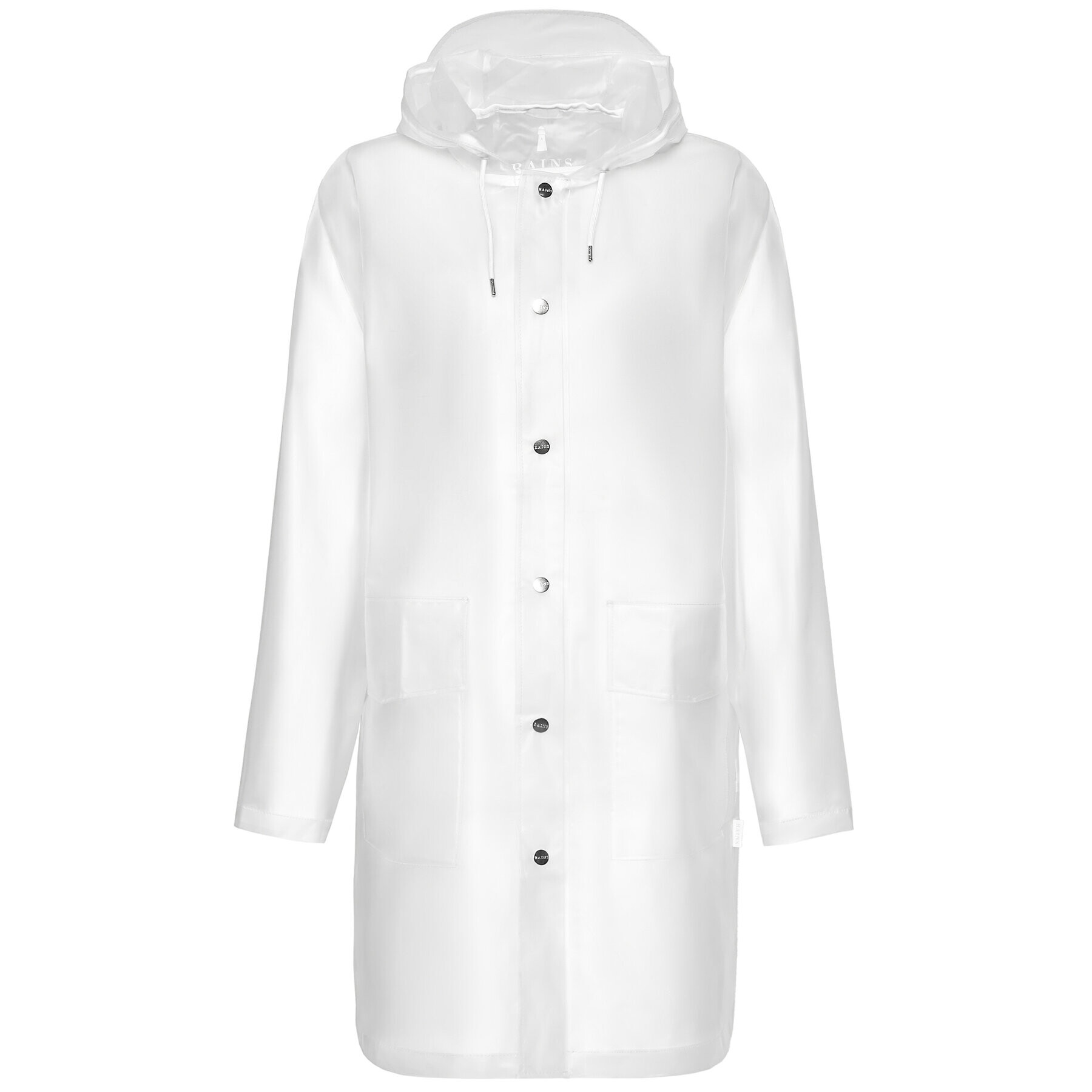 Rains Větrovka Unisex 1269 Bílá Regular Fit - Pepit.cz