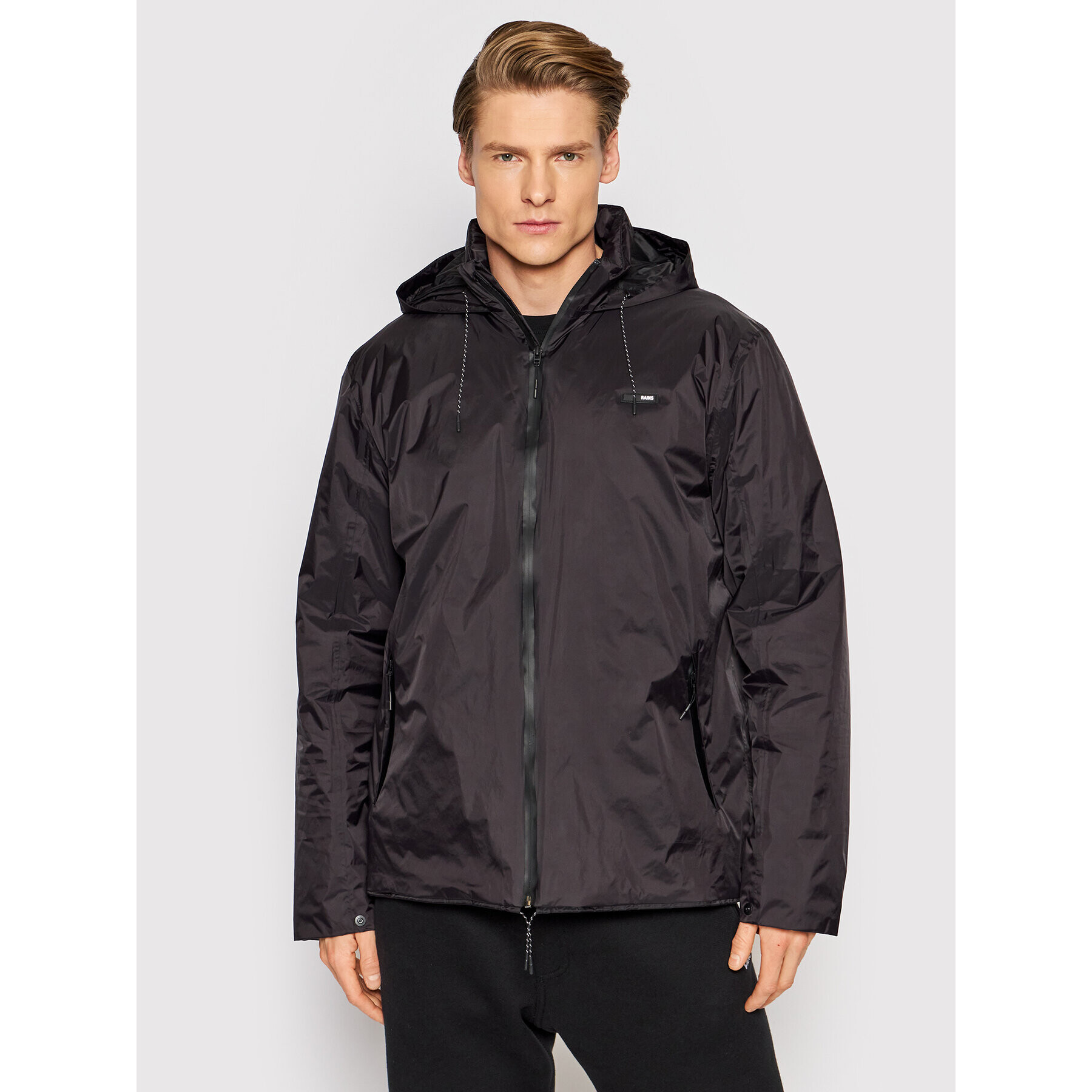 Rains Větrovka Unisex 15470 Černá Regular Fit - Pepit.cz