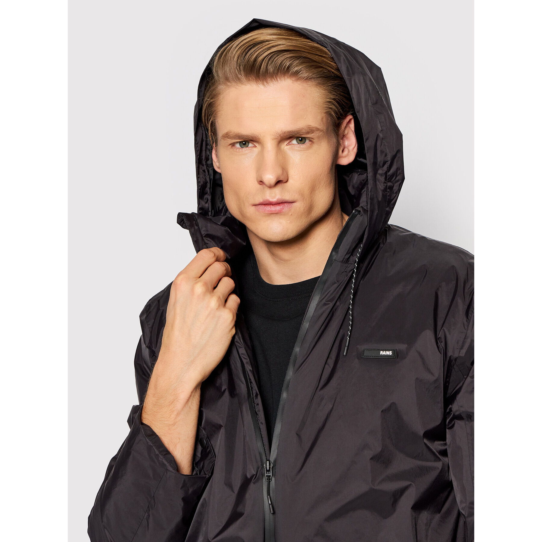 Rains Větrovka Unisex 15470 Černá Regular Fit - Pepit.cz