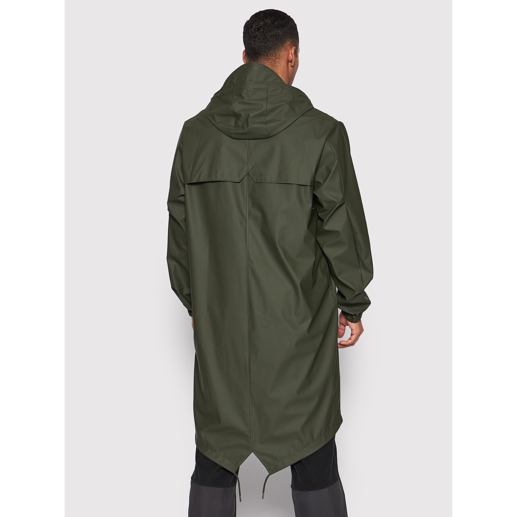 Rains Větrovka Unisex 18140 Zelená Regular Fit - Pepit.cz