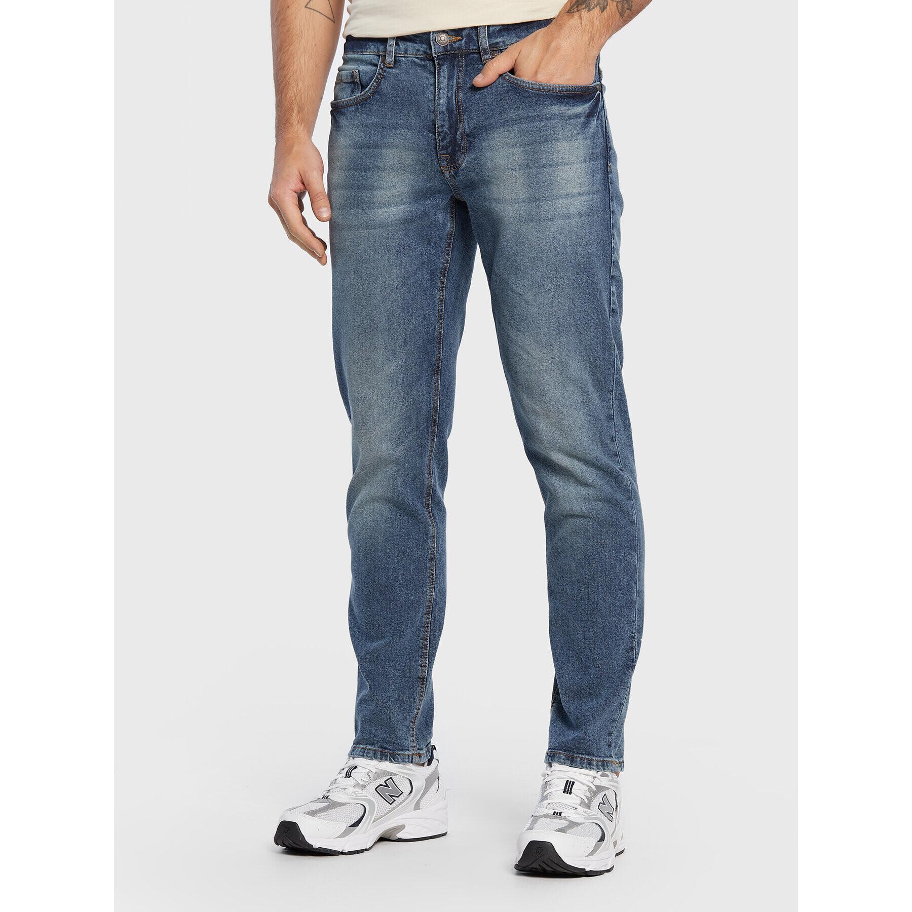 Redefined Rebel Jeansy Chicago 207043 Modrá Regular Fit - Pepit.cz