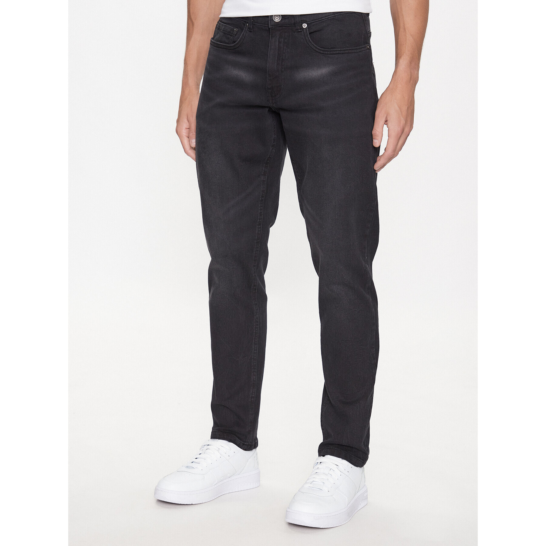 Redefined Rebel Jeansy Detroit 227041 Černá Regular Fit - Pepit.cz