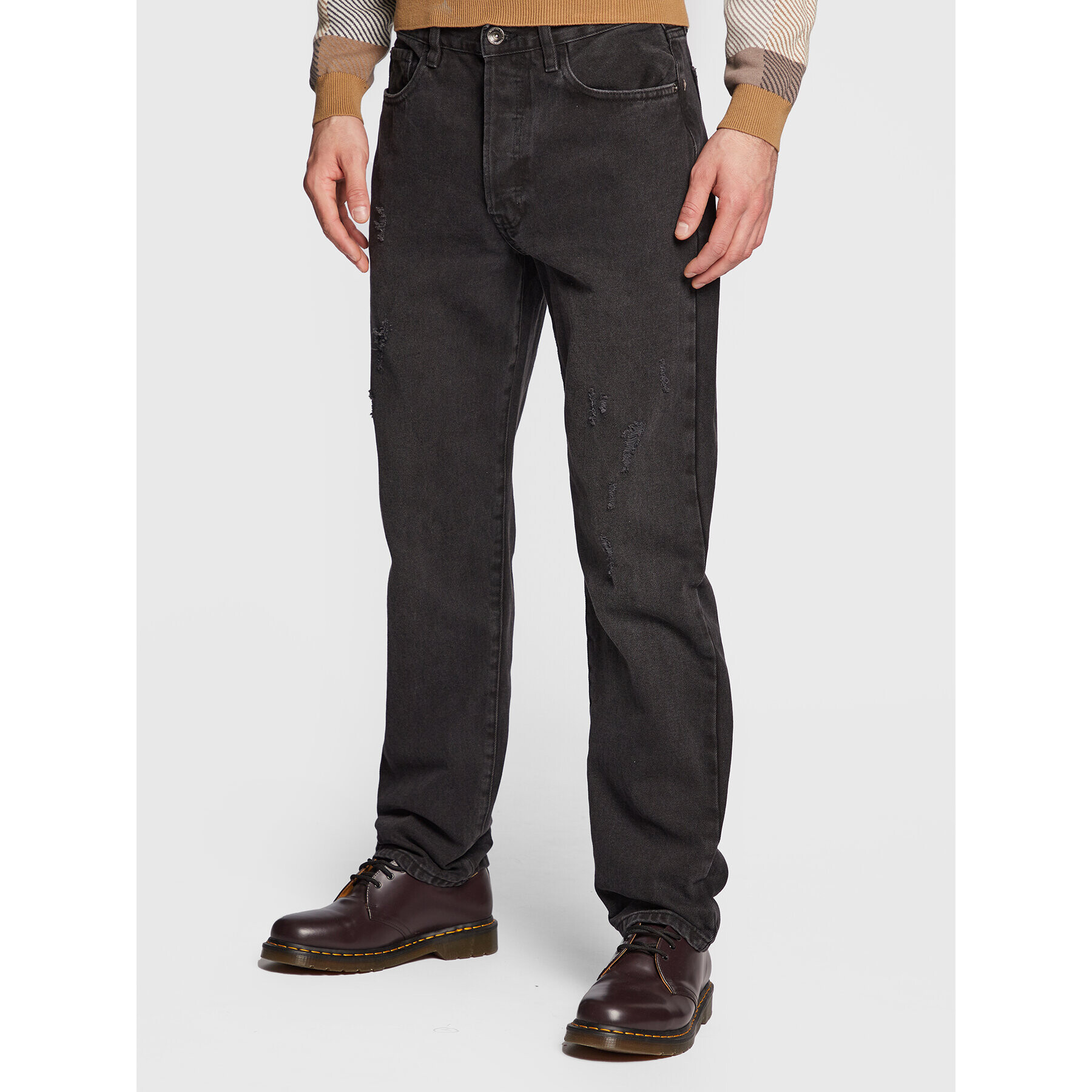 Redefined Rebel Jeansy Rome 217093 Černá Regular Fit - Pepit.cz