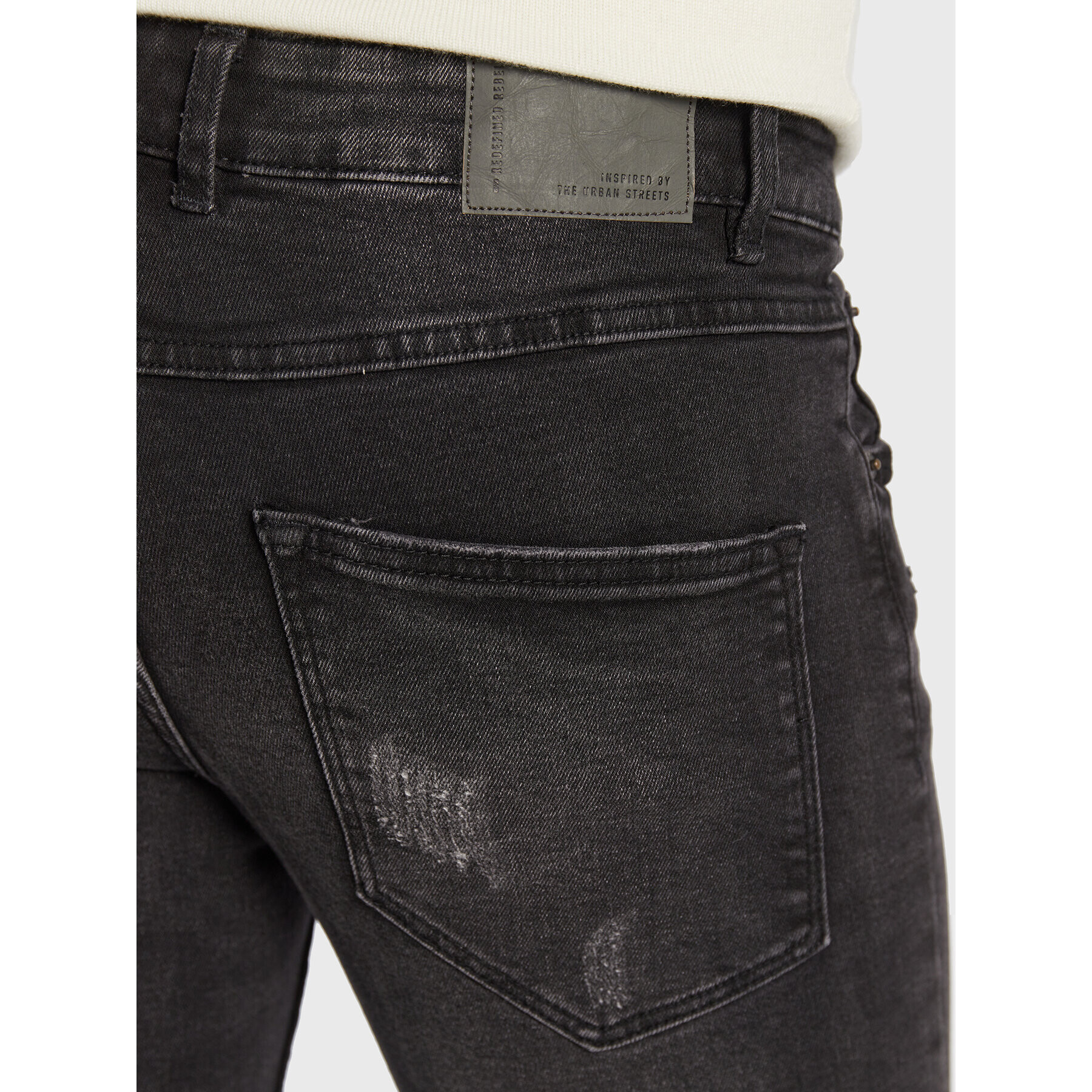 Redefined Rebel Jeansy Stockholm 207081 Černá Slim Fit - Pepit.cz