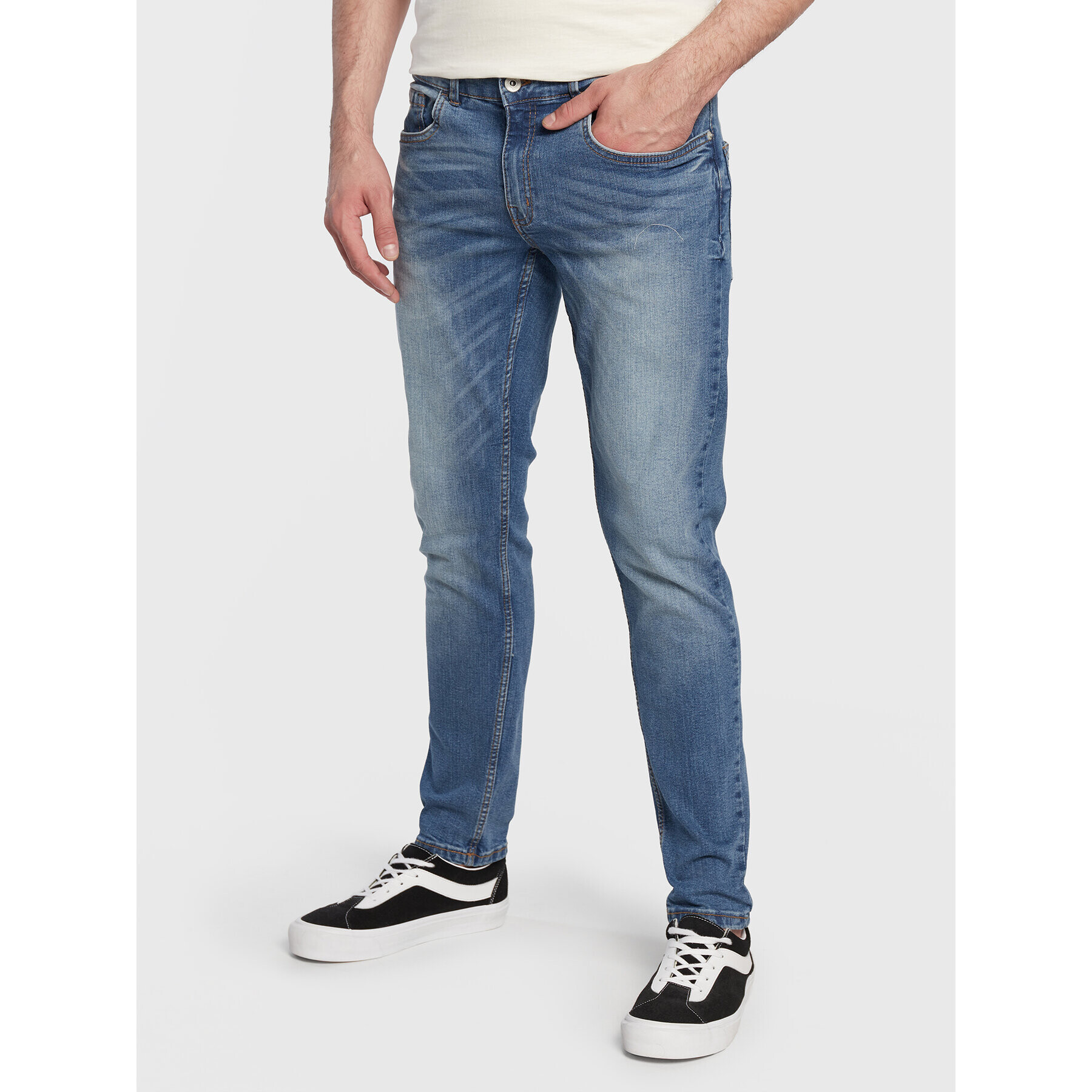 Redefined Rebel Jeansy Stockholm 217134 Modrá Slim Fit - Pepit.cz