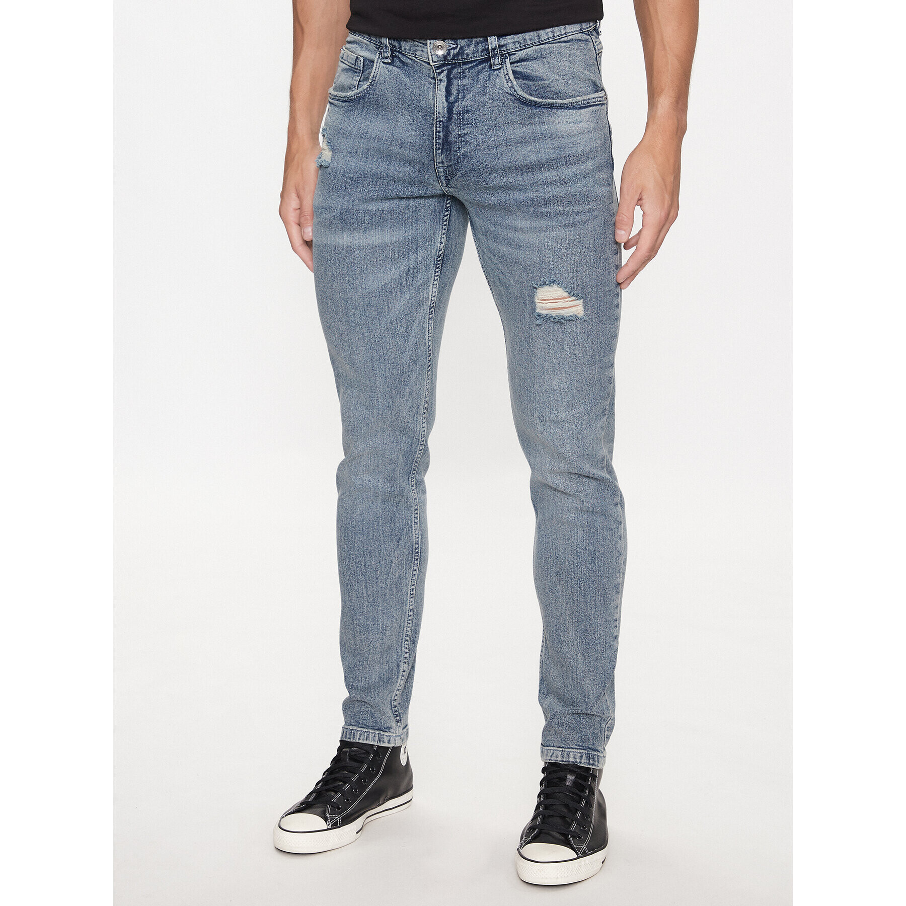 Redefined Rebel Jeansy Stockholm 227039 Modrá Slim Fit - Pepit.cz