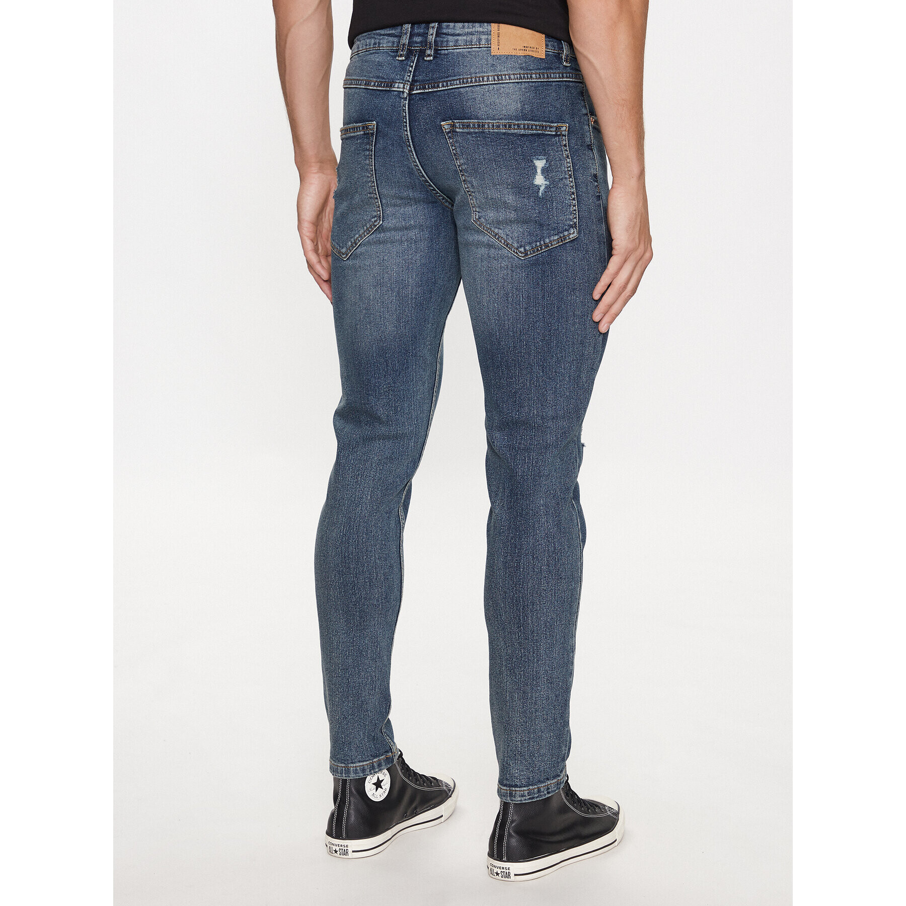 Redefined Rebel Jeansy Stockholm 227039 Tmavomodrá Slim Fit - Pepit.cz