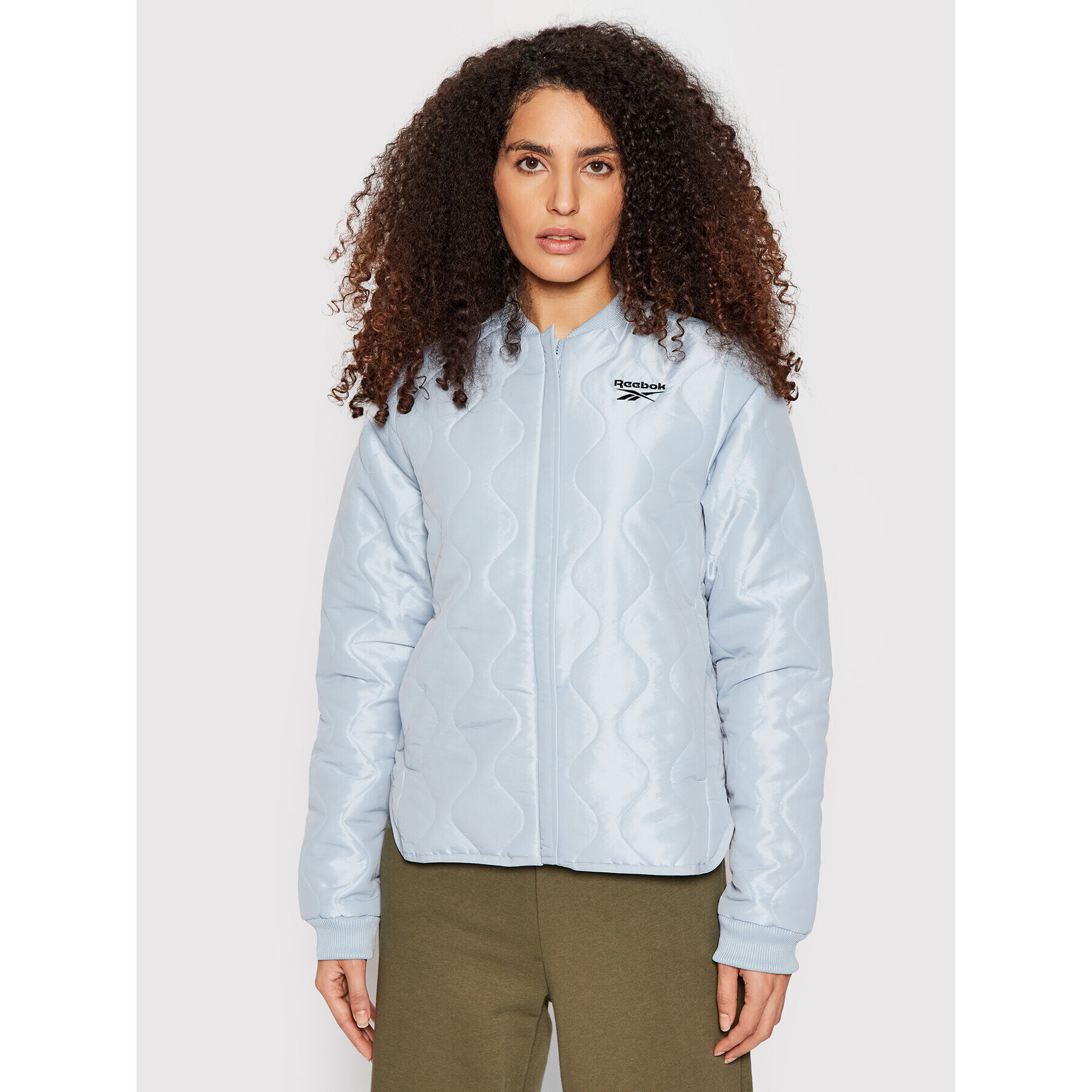 Reebok Bunda bomber Outwear Core GR8934 Modrá Regular Fit - Pepit.cz