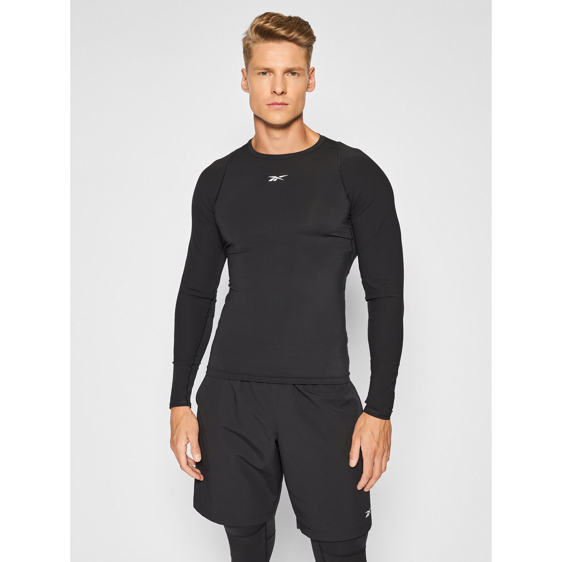 Reebok Funkční tričko United By Fitness GT3225 Černá Compression Fit - Pepit.cz