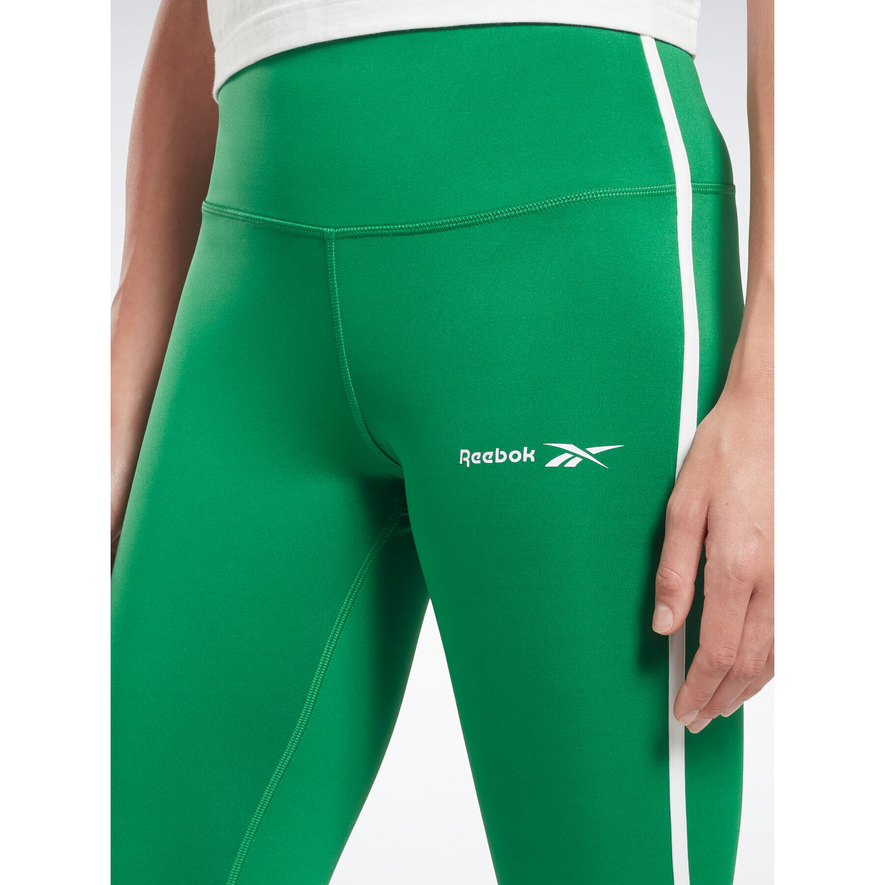 Reebok Legíny Identity Energy High-Rise Leggings HT6271 Zelená - Pepit.cz