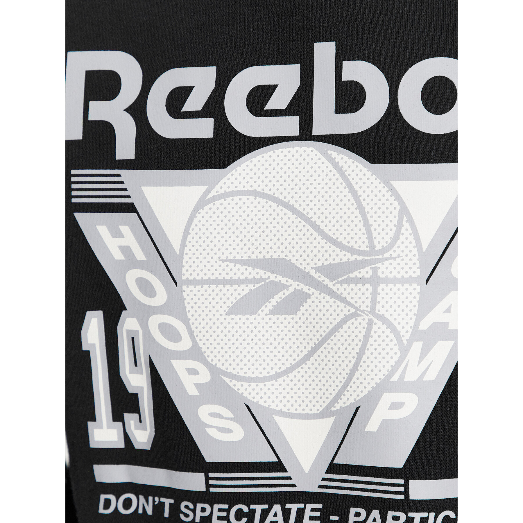 Reebok Mikina Basketball IL4432 Černá Regular Fit - Pepit.cz