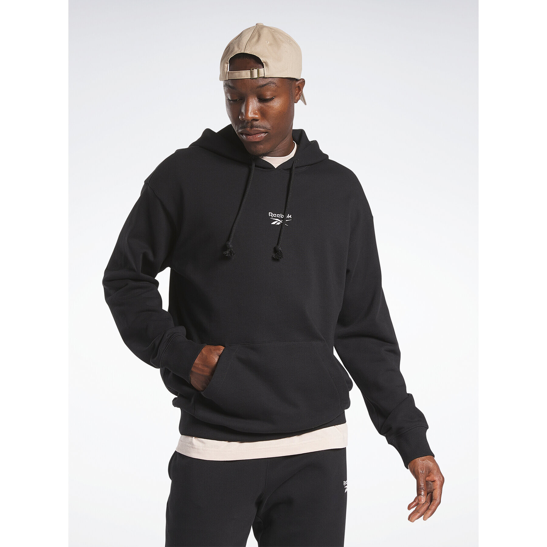 Reebok Mikina Classics Small Vector Hoodie HS7149 Černá - Pepit.cz