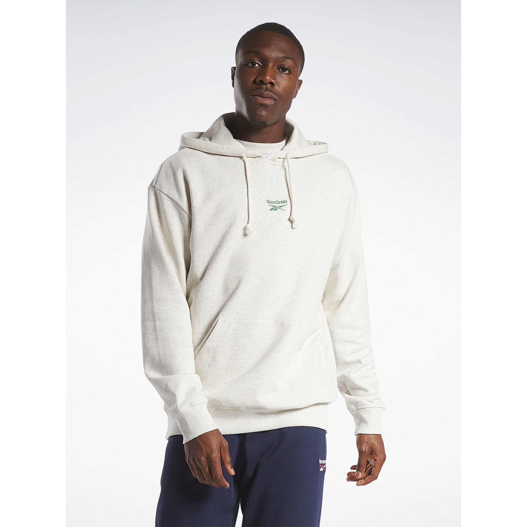 Reebok Mikina Classics Small Vector Hoodie HS7152 Šedá - Pepit.cz