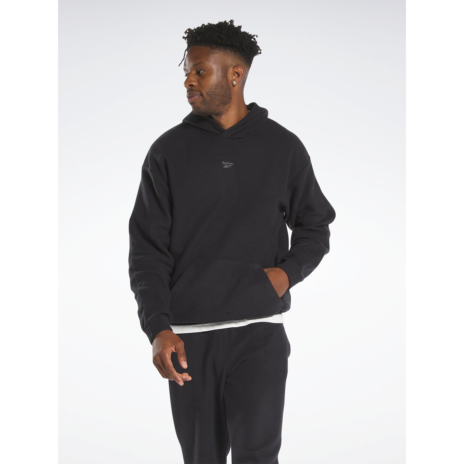 Reebok Mikina Classics Wardrobe Essentials Hoodie HS9137 Černá - Pepit.cz