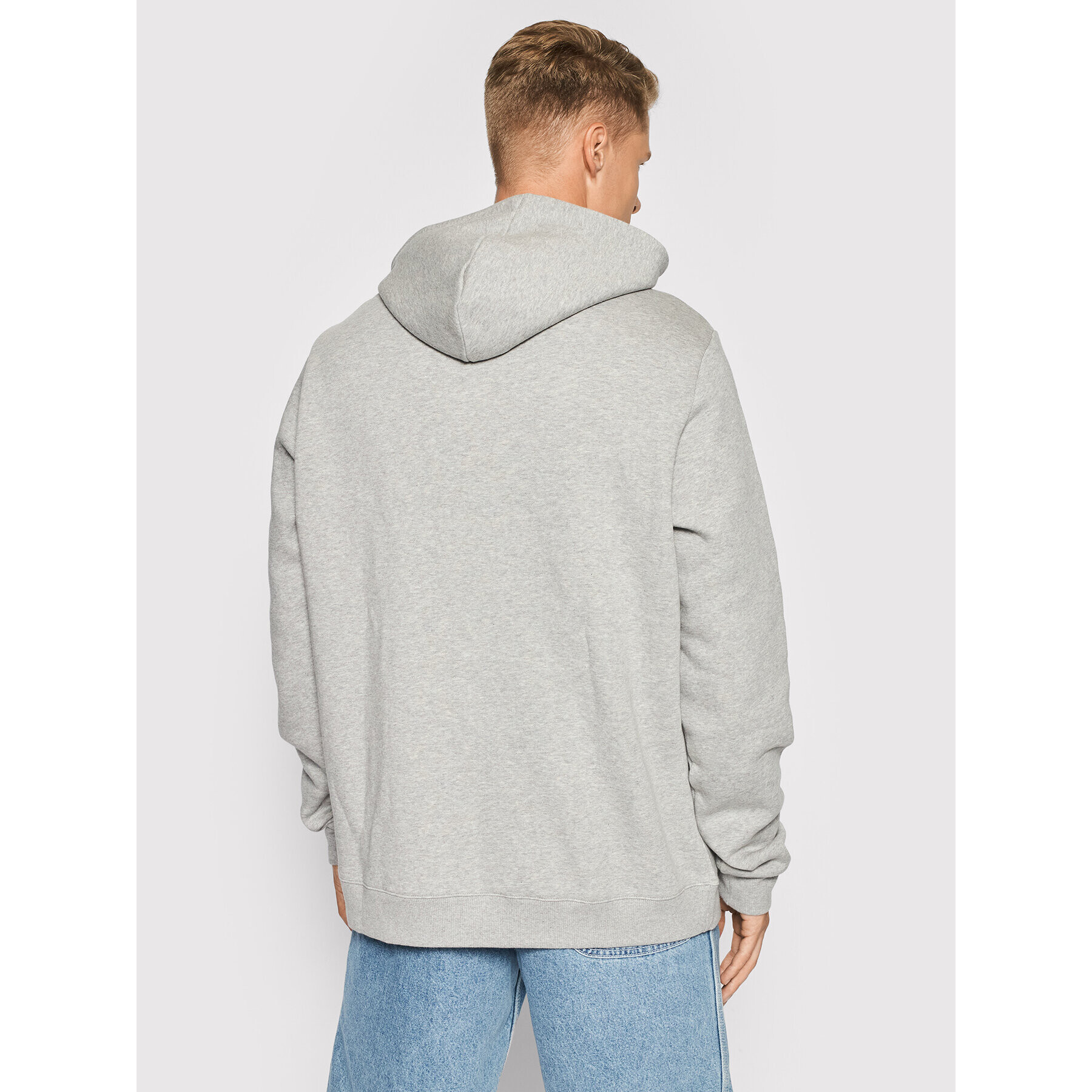 Reebok Mikina Identity Fleece Hoodie GS1609 Šedá Regular Fit - Pepit.cz