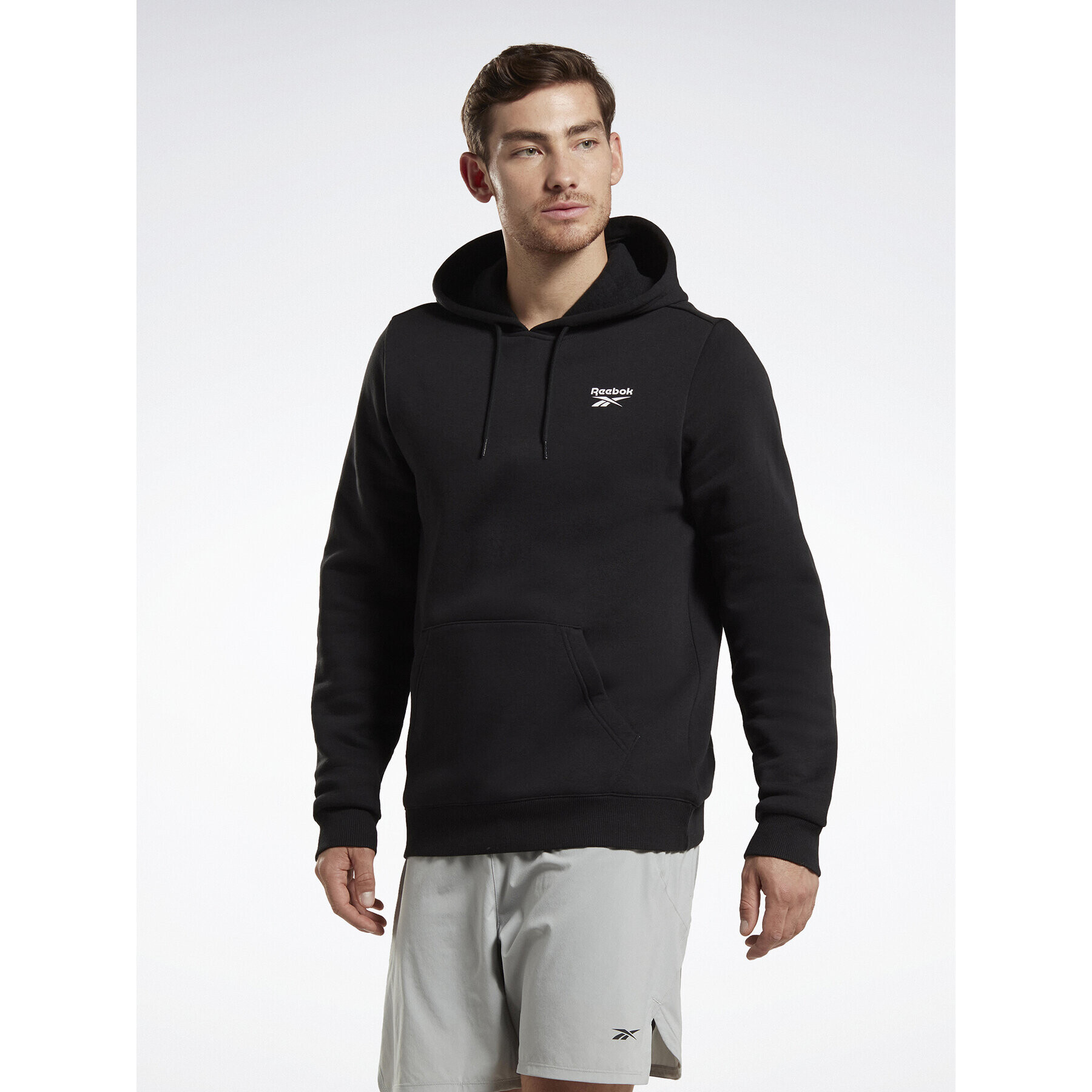 Reebok Mikina Identity Fleece Over-the-Head Hoodie IB2993 Černá - Pepit.cz