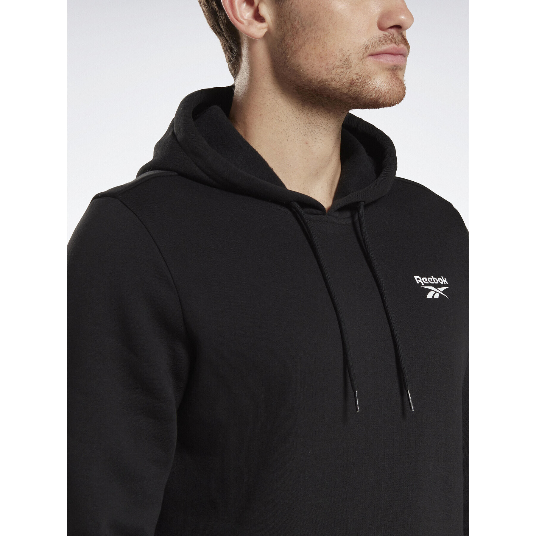 Reebok Mikina Identity Fleece Over-the-Head Hoodie IB2993 Černá - Pepit.cz