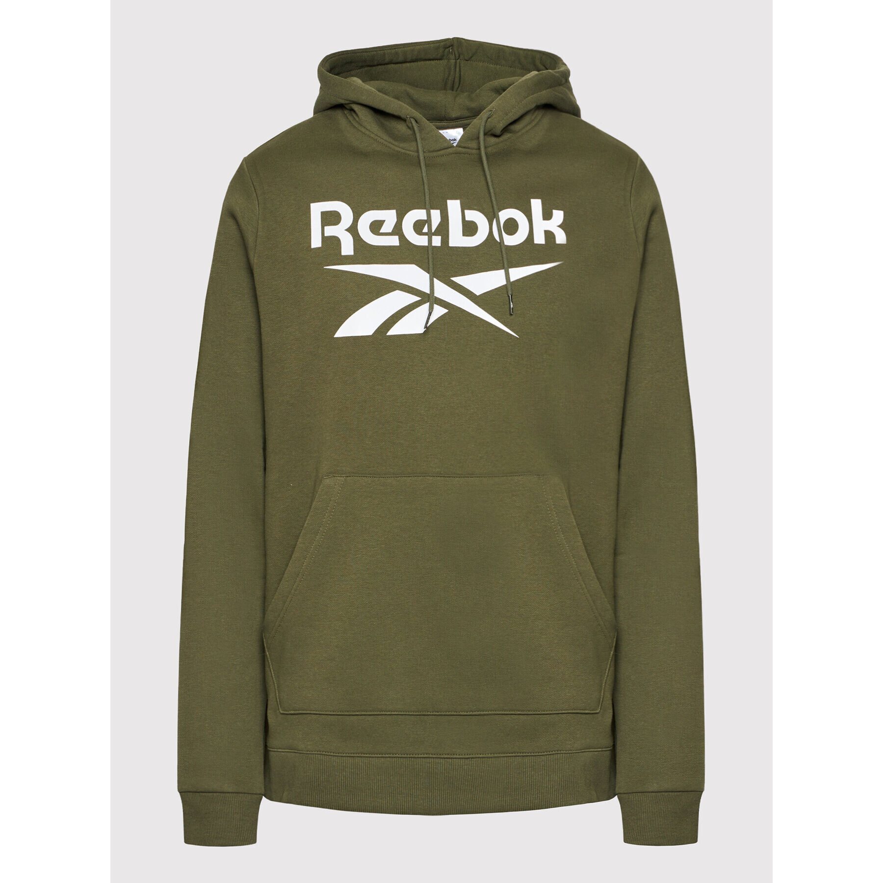 Reebok Mikina Identity H60068 Zelená Regular Fit - Pepit.cz