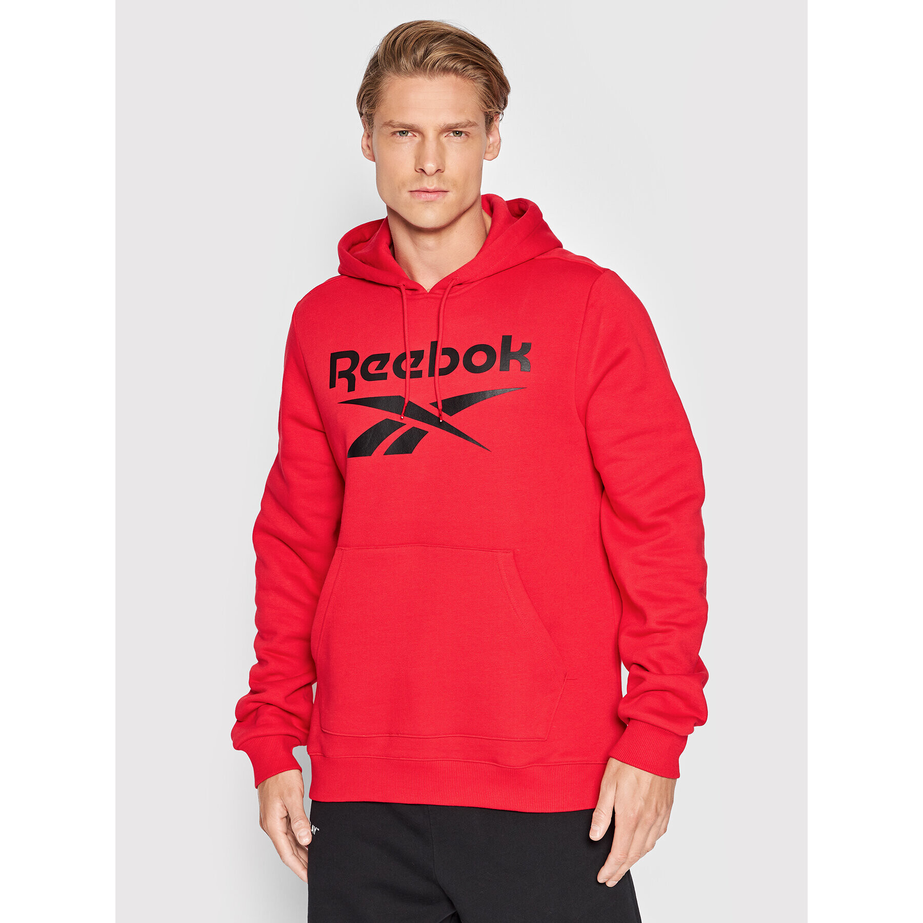 Reebok Mikina Identity HM5339 Červená Regular Fit - Pepit.cz