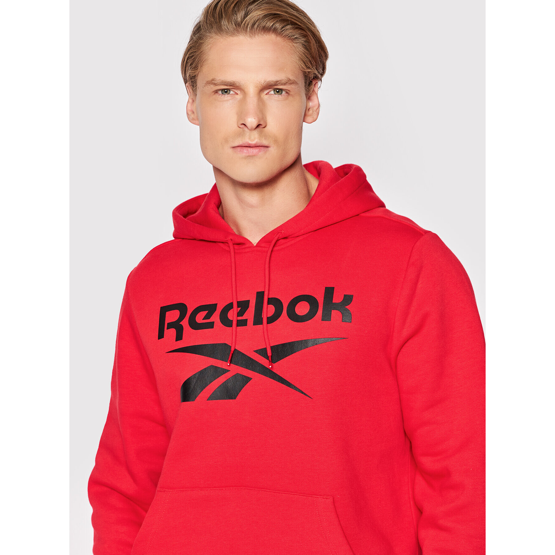 Reebok Mikina Identity HM5339 Červená Regular Fit - Pepit.cz