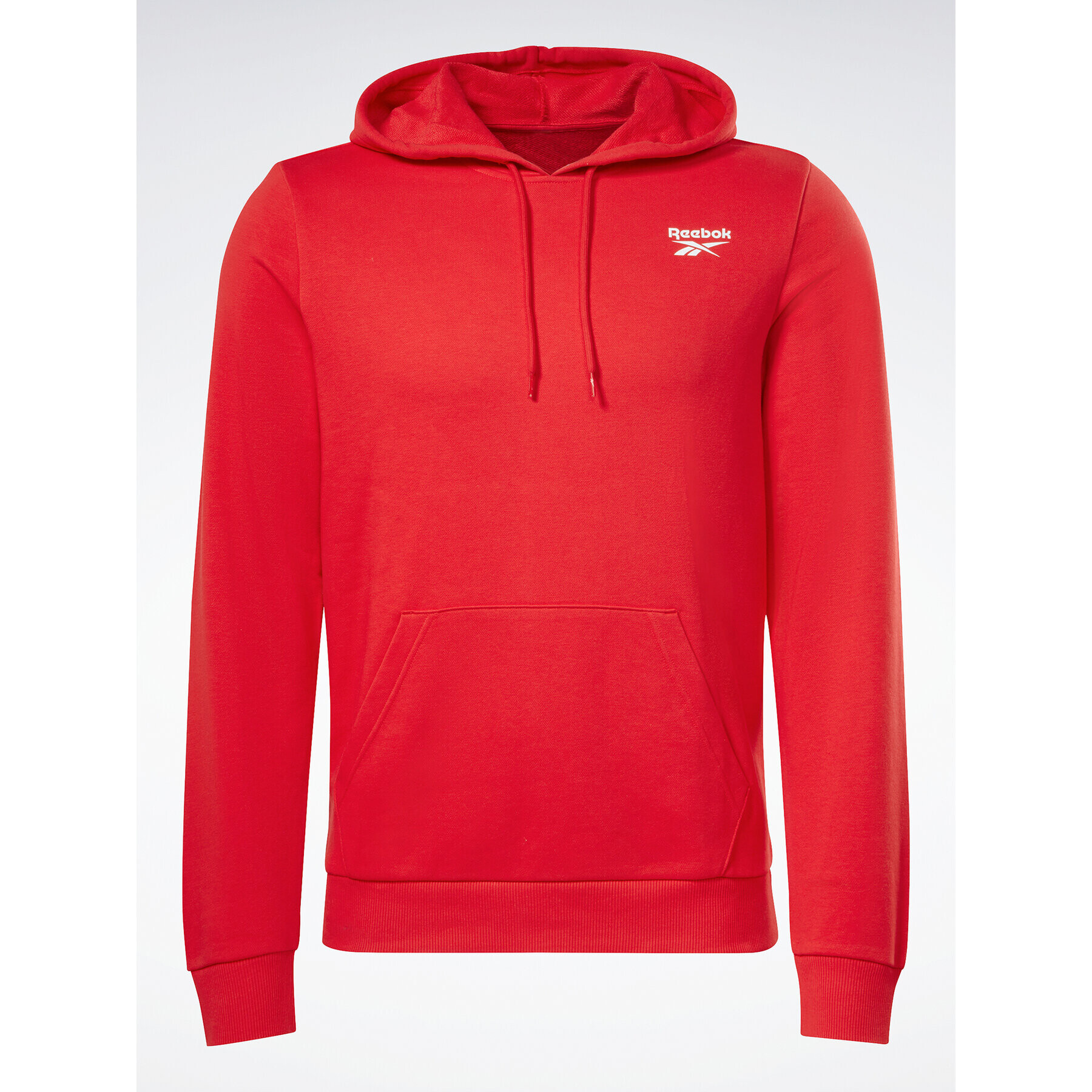 Reebok Mikina Identity Logo HA9276 Červená Regular Fit - Pepit.cz