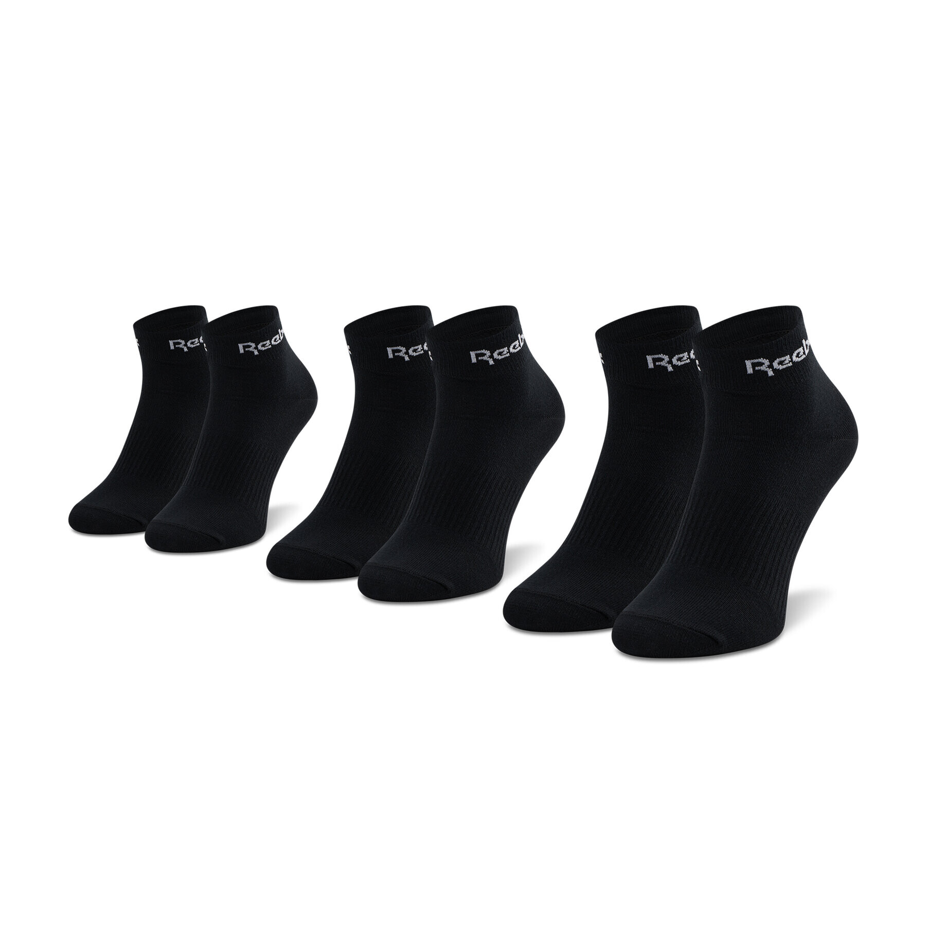 Reebok Sada 3 párů nízkých ponožek unisex Act Core Ankle Sock 3P GH8166 Černá - Pepit.cz