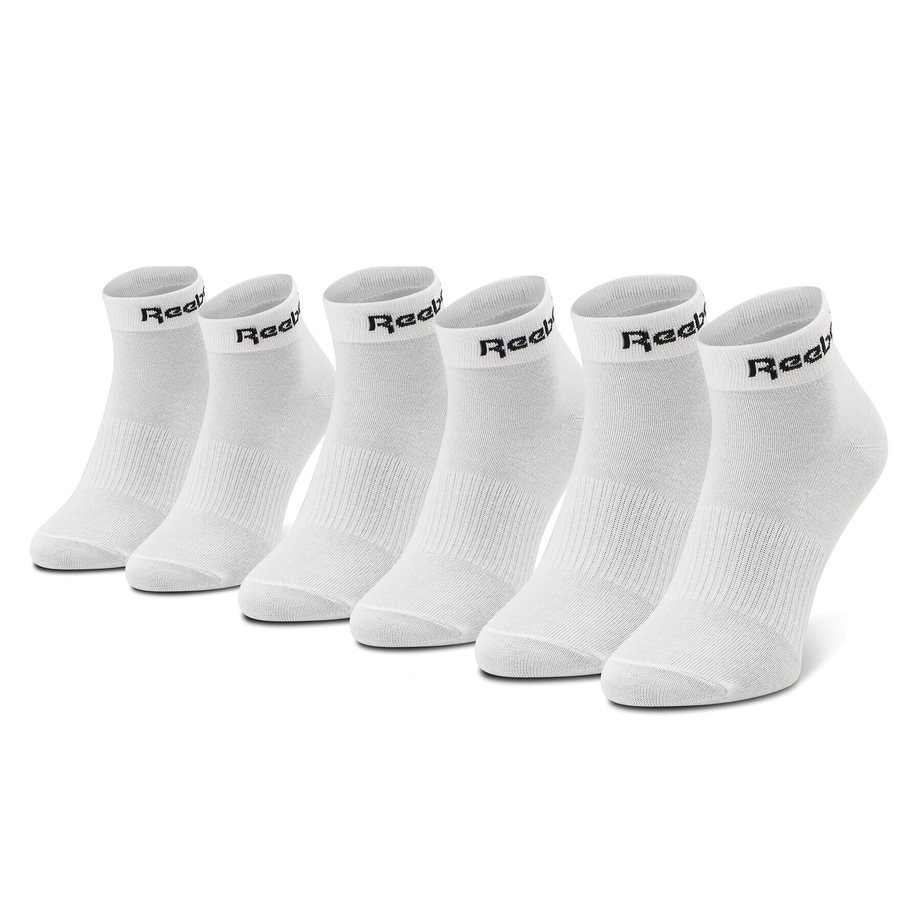 Reebok Sada 3 párů nízkých ponožek unisex Act Core Ankle Sock 3P GH8167 Bílá - Pepit.cz