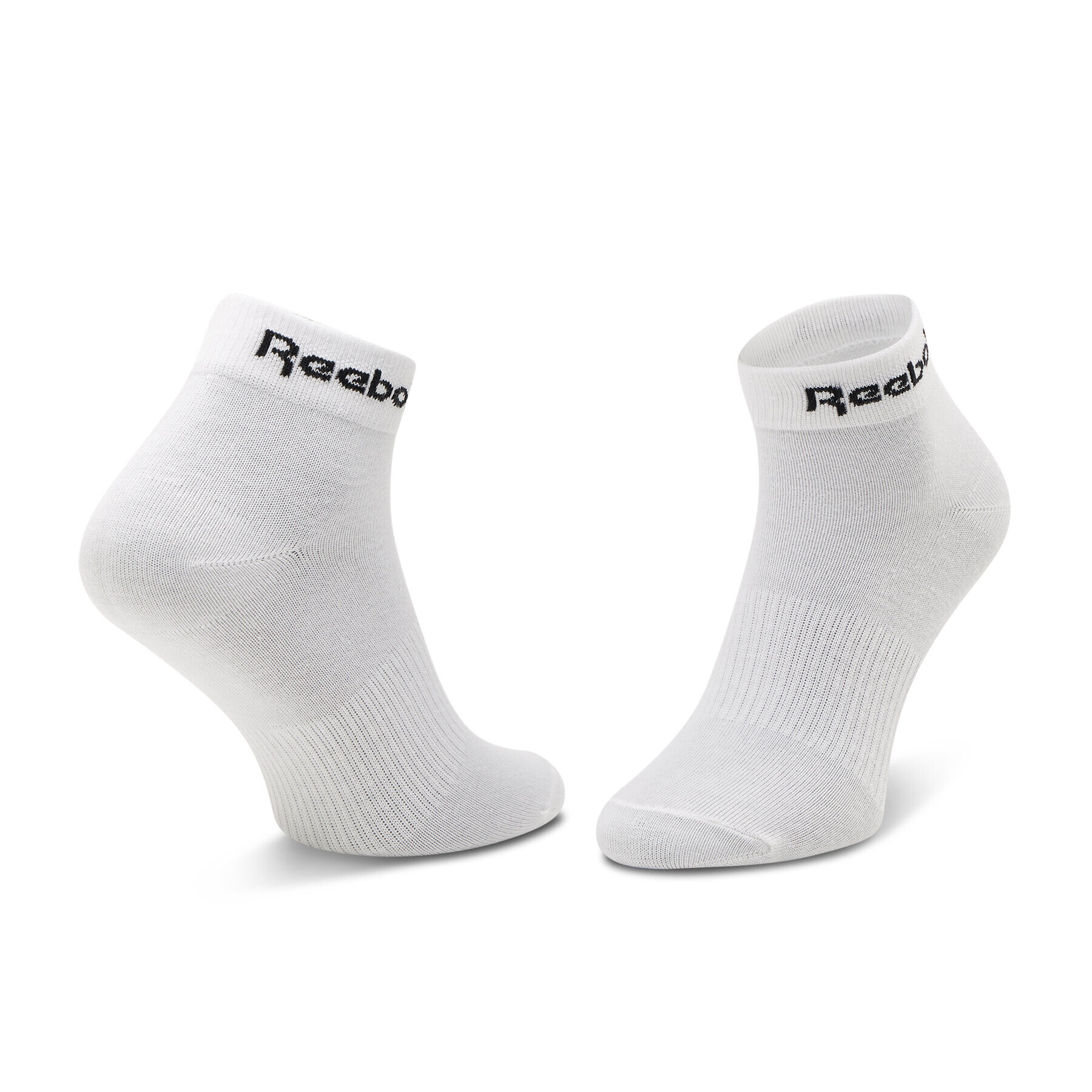 Reebok Sada 3 párů nízkých ponožek unisex Act Core Ankle Sock 3P GH8167 Bílá - Pepit.cz