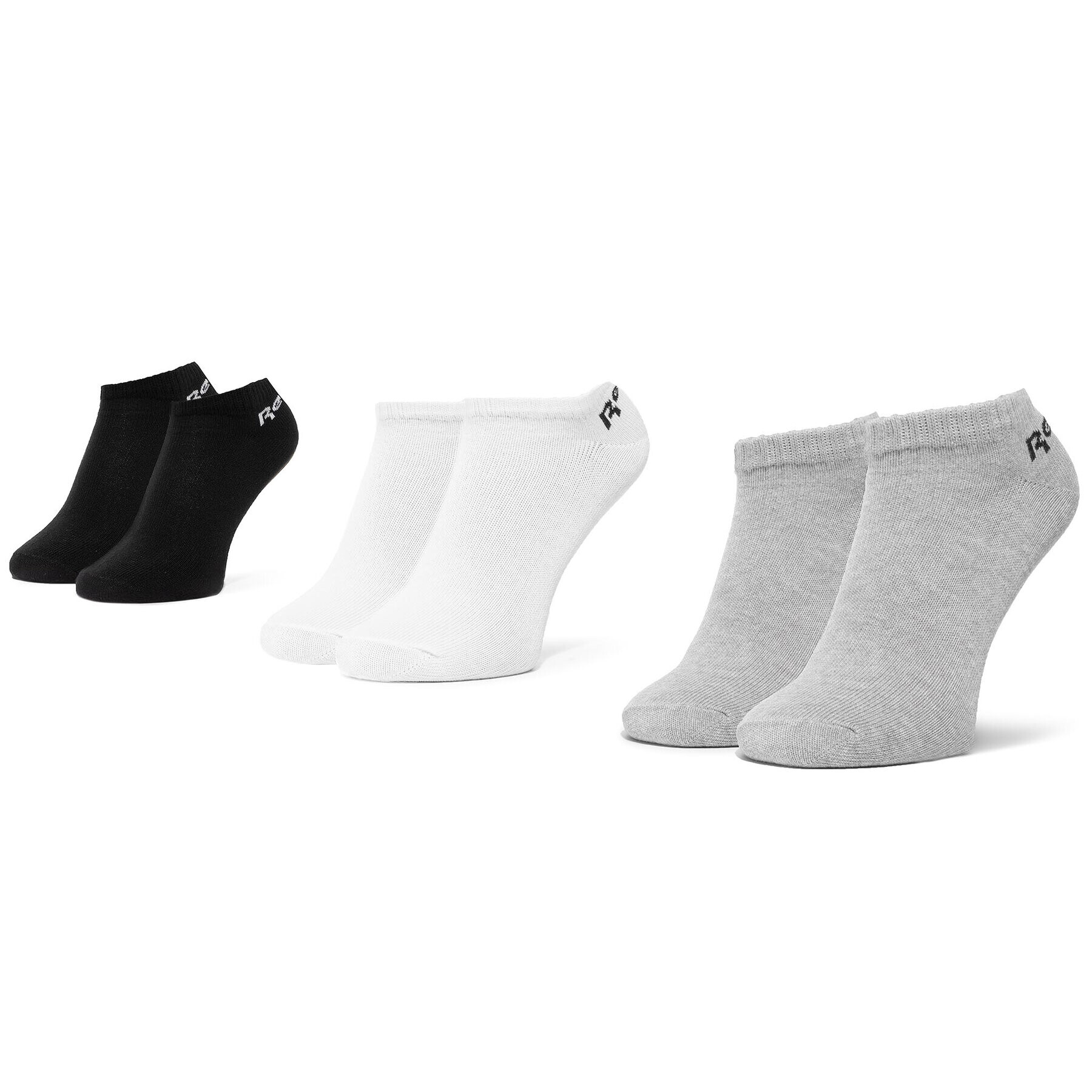 Reebok Sada 3 párů nízkých ponožek unisex Act Corw Low Cut Sock 3P FL5225 Bílá - Pepit.cz