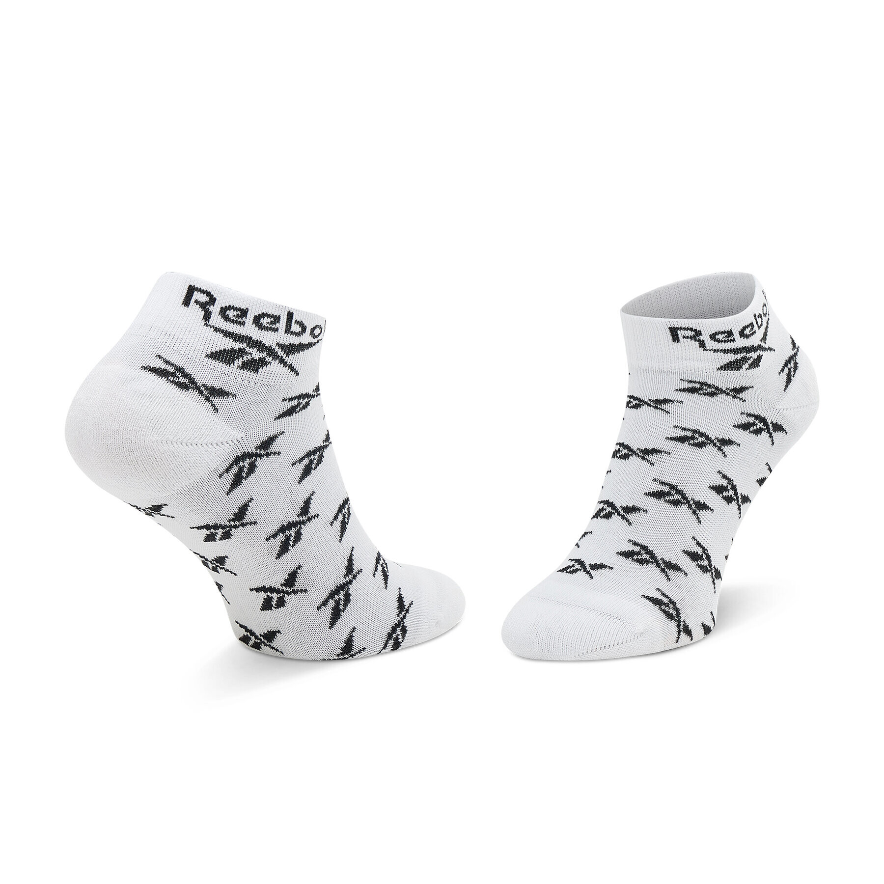 Reebok Sada 3 párů vysokých ponožek unisex Cl Fo Ankle Sock 3P GG6674 Bílá - Pepit.cz