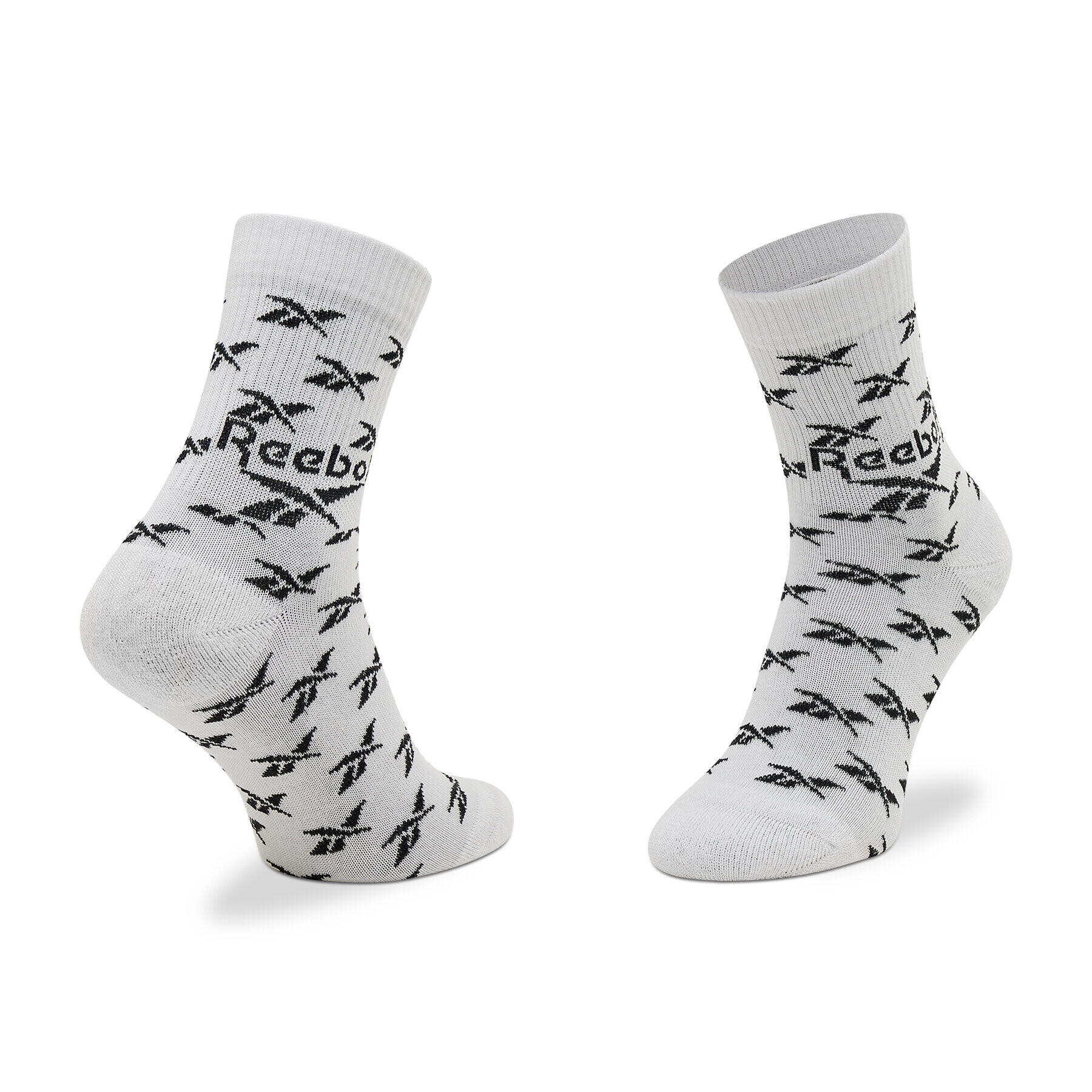 Reebok Sada 3 párů vysokých ponožek unisex Cl Fo Crew Sock 3P GG6682 Bílá - Pepit.cz