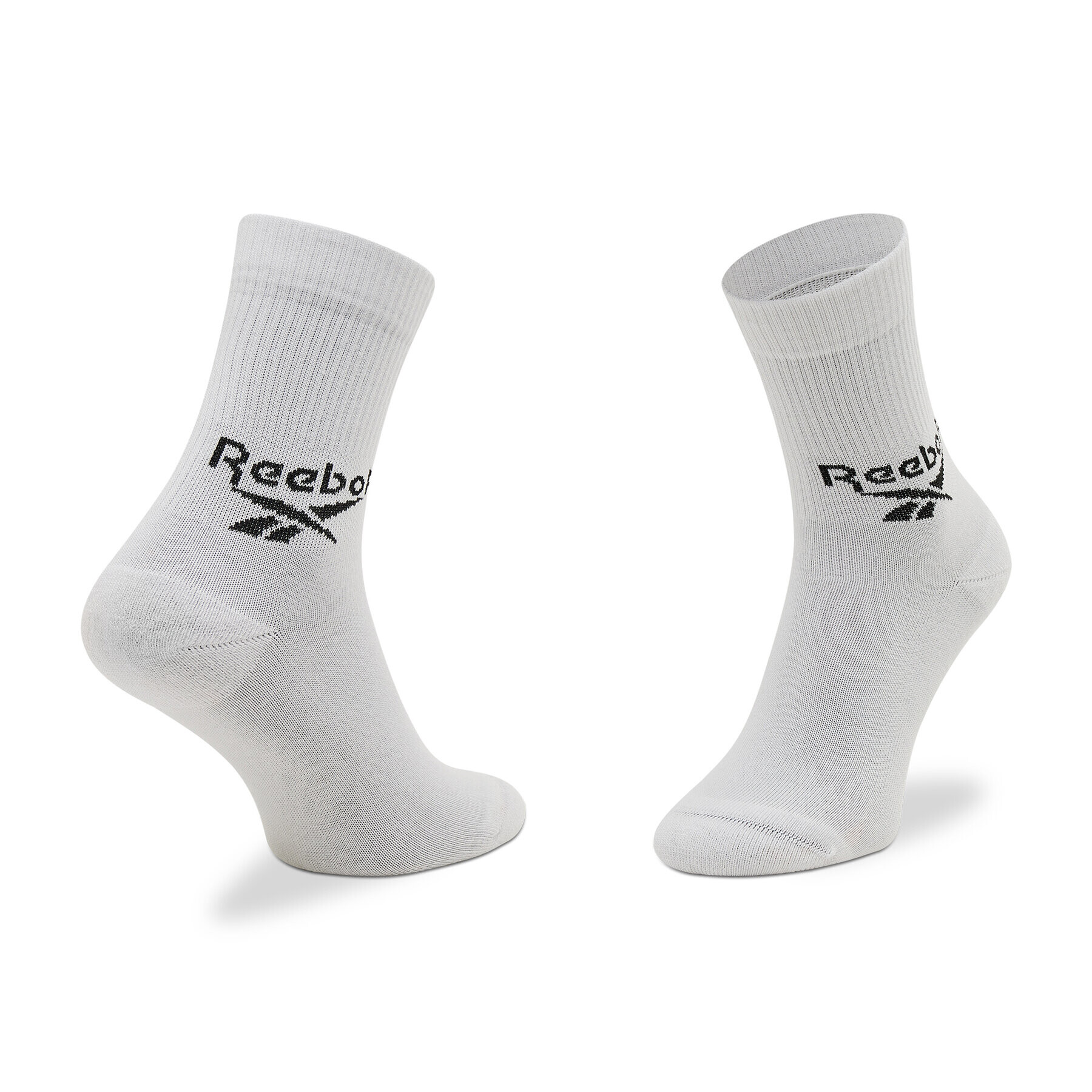 Reebok Sada 3 párů vysokých ponožek unisex Cl Fo Crew Sock 3P GG6682 Bílá - Pepit.cz