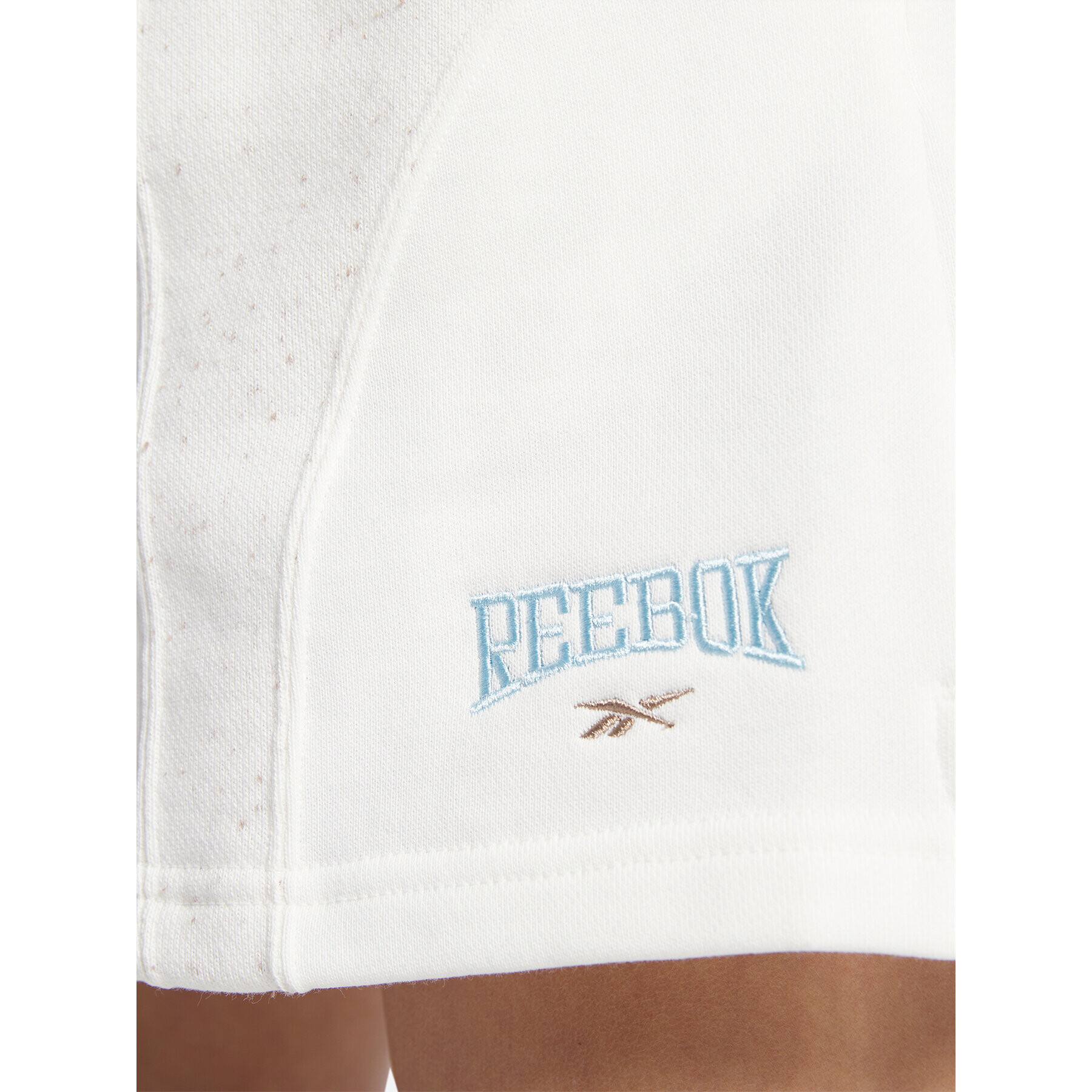 Reebok Sportovní kraťasy Classics Varsity High-Rise Rib Shorts HT7841 Bílá - Pepit.cz