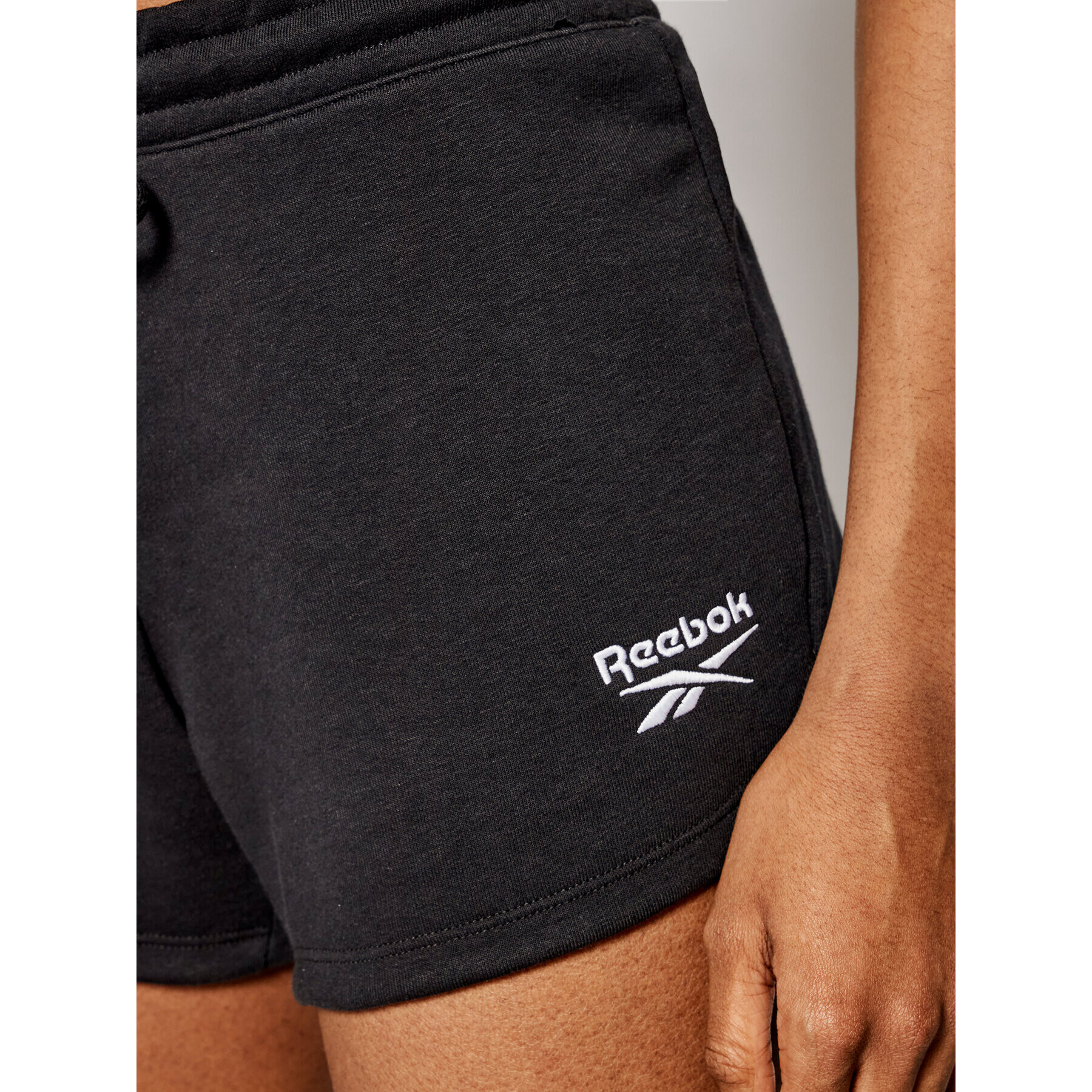 Reebok Sportovní kraťasy Frotte Identity GL2554 Černá Slim Fit - Pepit.cz