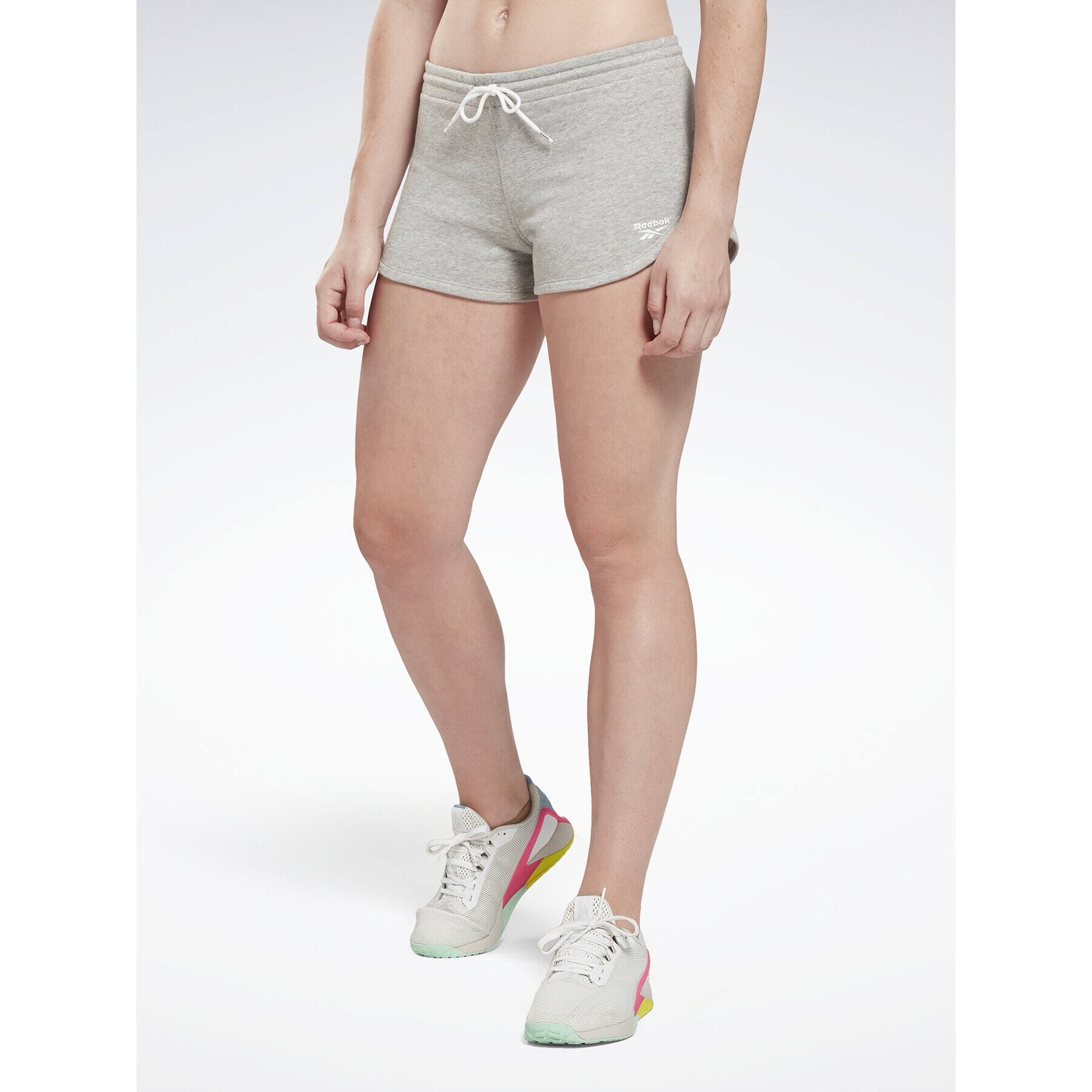 Reebok Sportovní kraťasy Identity French Terry Shorts H54766 Šedá Slim Fit - Pepit.cz