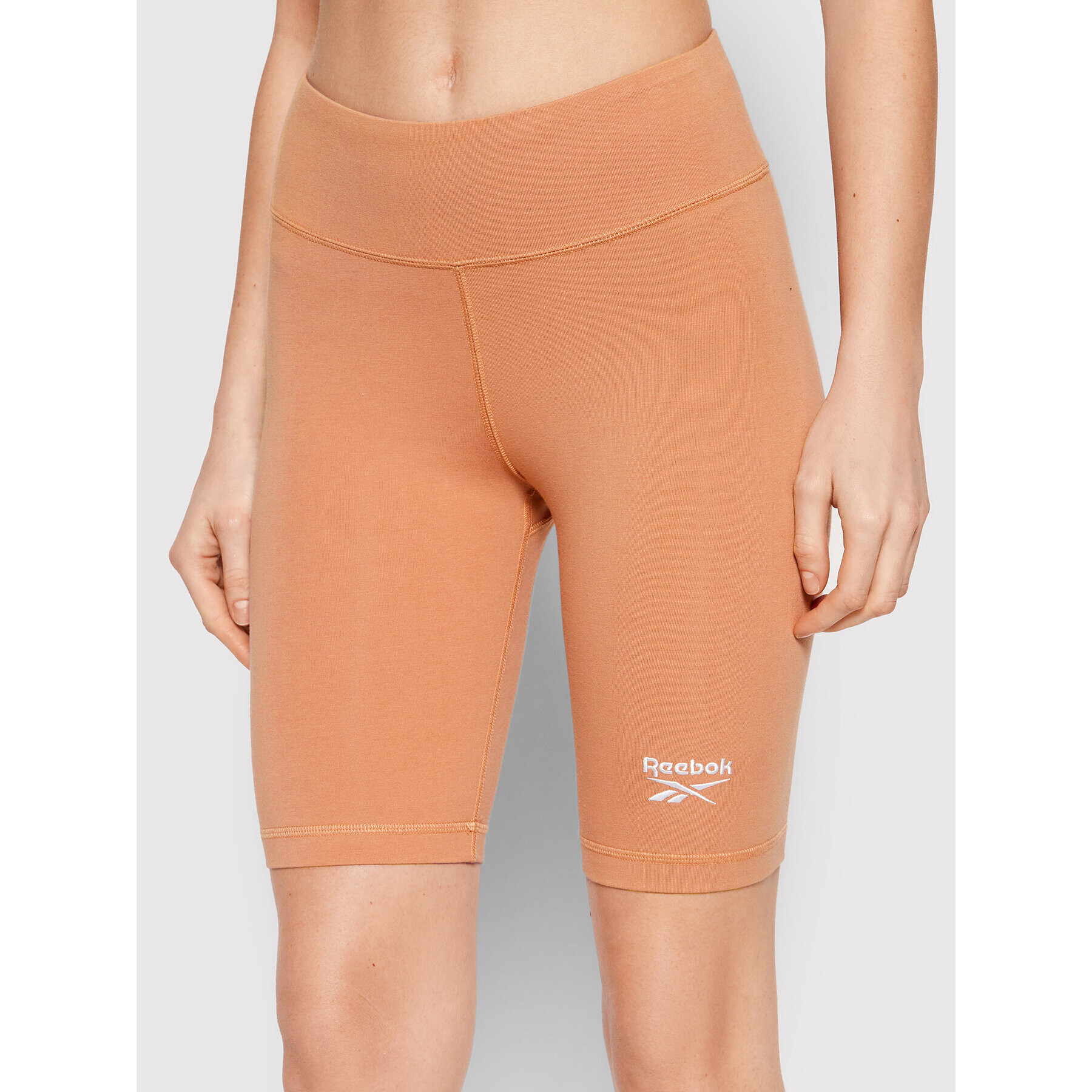 Reebok Sportovní kraťasy Identity Logo HB2314 Oranžová Slim Fit - Pepit.cz