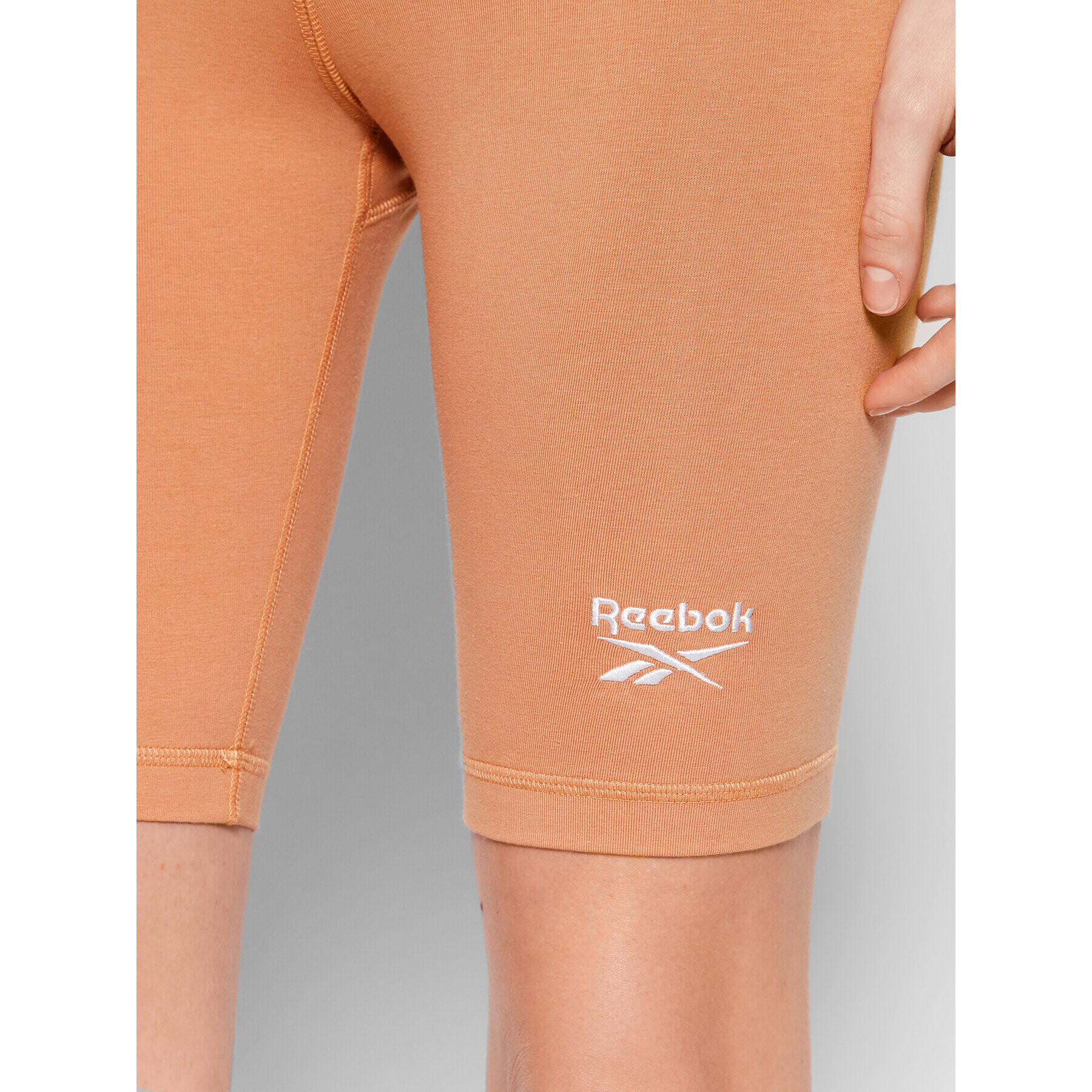 Reebok Sportovní kraťasy Identity Logo HB2314 Oranžová Slim Fit - Pepit.cz