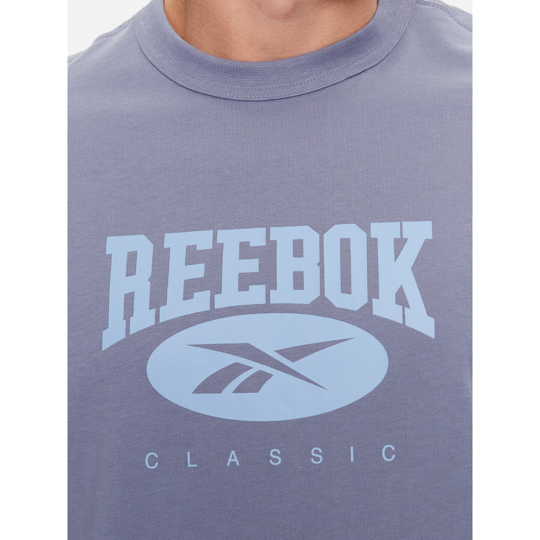 Reebok T-Shirt Archive Essentials IK6123 Modrá Regular Fit - Pepit.cz