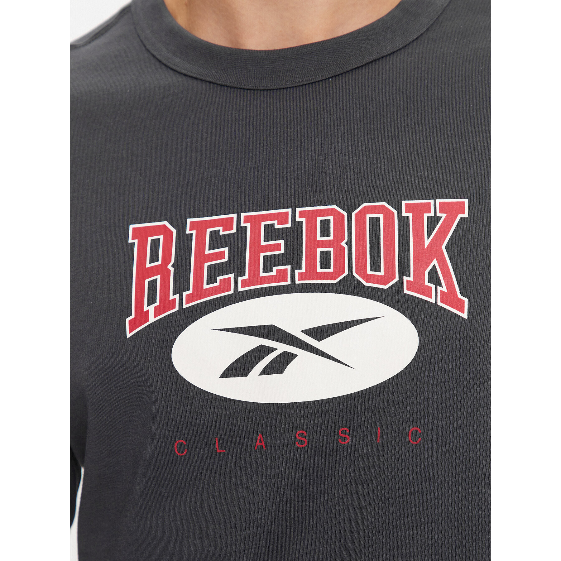 Reebok T-Shirt Archive Essentials IL8793 Šedá Regular Fit - Pepit.cz