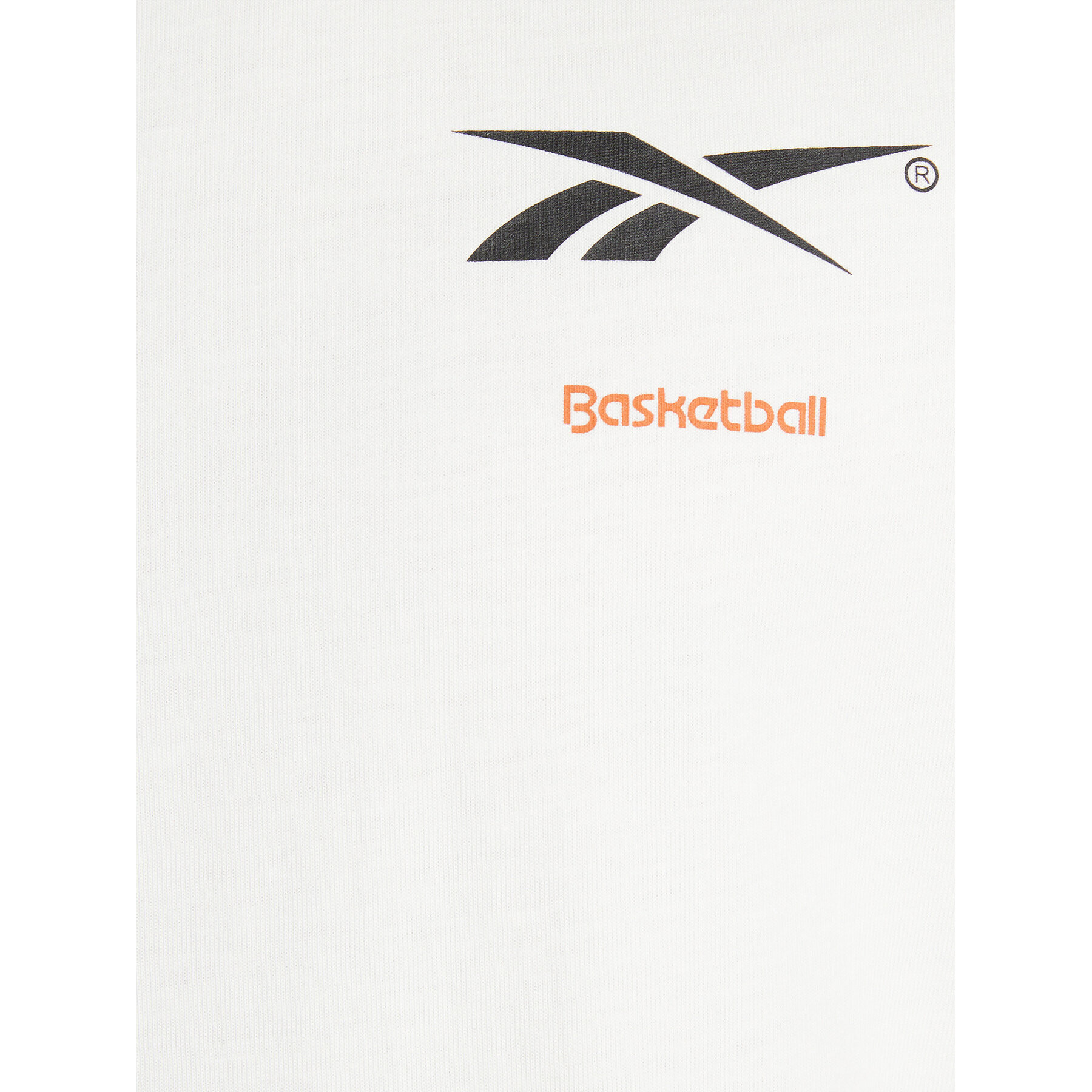 Reebok T-Shirt Basketball Court Top T-Shirt HN5804 Bílá Relaxed Fit - Pepit.cz