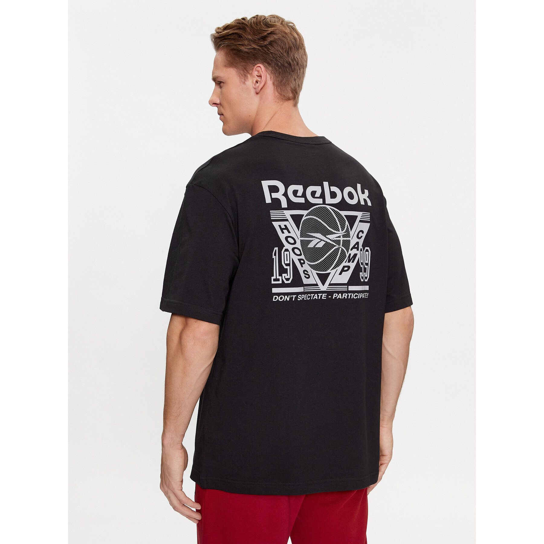 Reebok T-Shirt Basketball IB2123 Černá Regular Fit - Pepit.cz